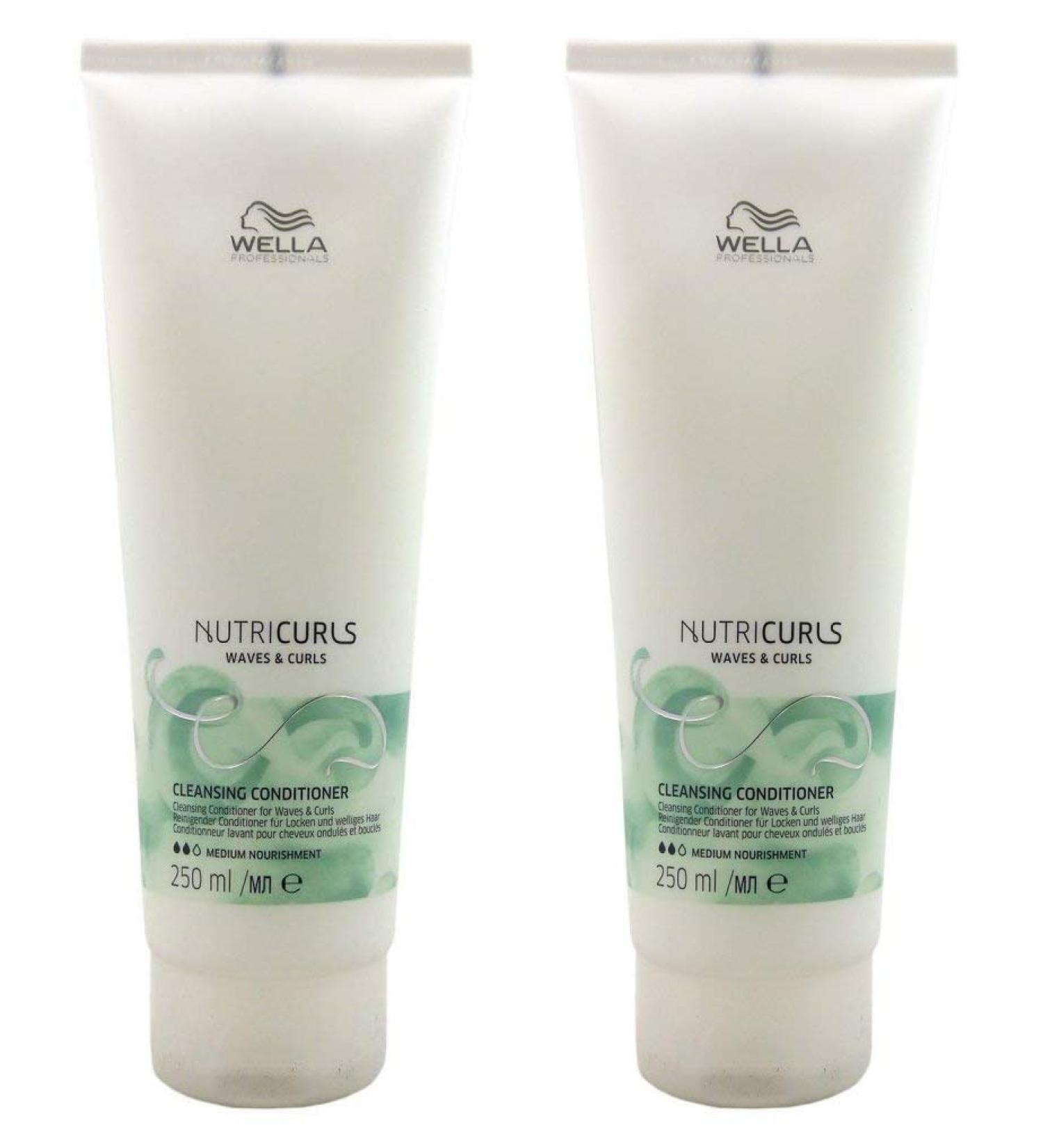 Pack of 2 Wella Nutricurls Cleansing Conditioner 250 ml