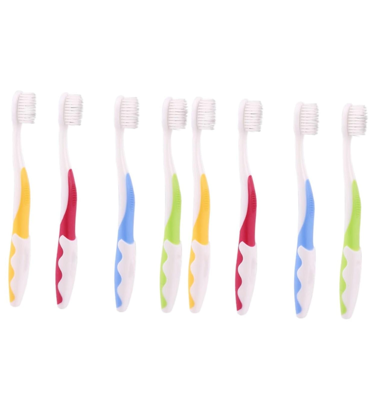Minkissy 8 STK Baby Toothbrush Set | Children's Oral Care Tools | Non-Slip Toothbrushes for Kids - Buy Online on GoSupps.com