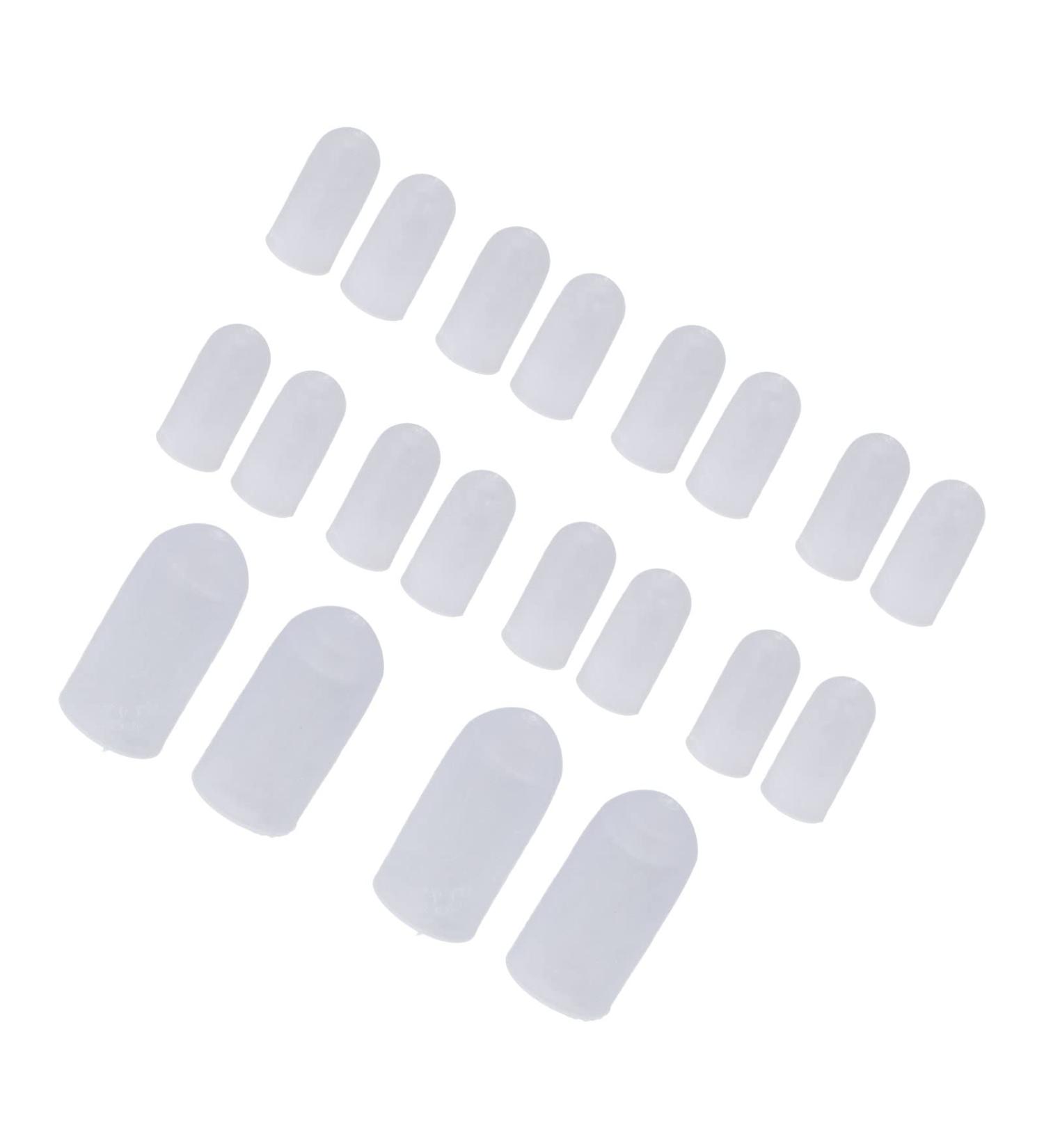 Toes Protective Guards Different Size Reduce Friction Silicone Toe Protector Relieve Pain for Sports Activities for Women - Buy Online on GoSupps.com