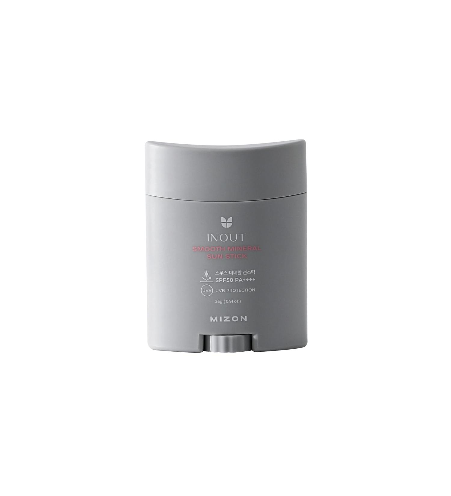  MIZON INOUT SMOOTH MINERAL SUN STICK SPF50 PA++++ (26G) Korean Skincare - Your go-anywhere sun protection in a stick - 24hour long-lasting protection - Suitable for sensitive & acne-prone skin - Buy Online on GoSupps.com