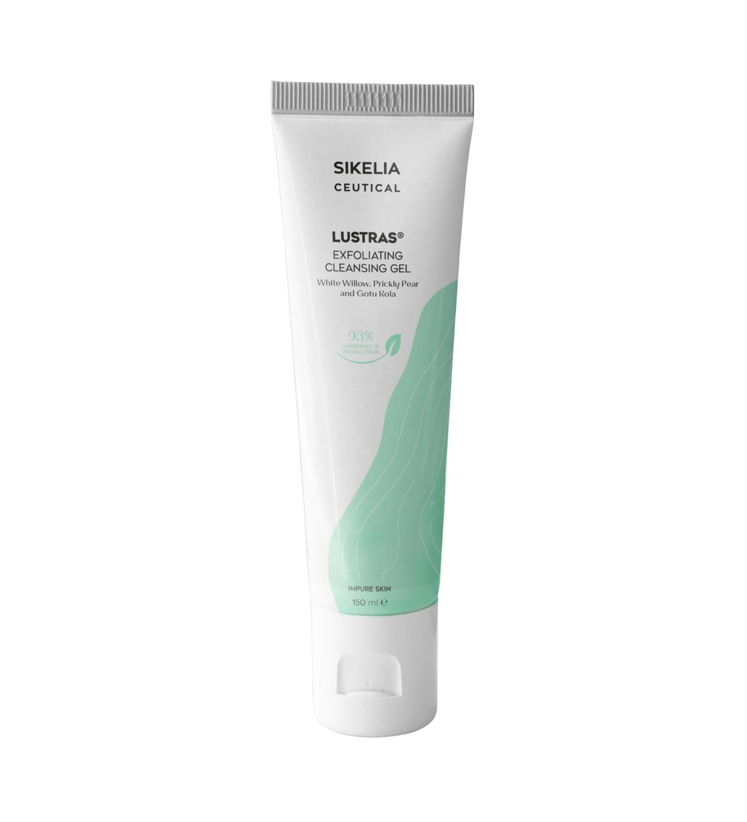  SIKELIA CEUTICAL Lustras Exfoliating Cleansing Gel (150 ml) - Buy Online on GoSupps.com