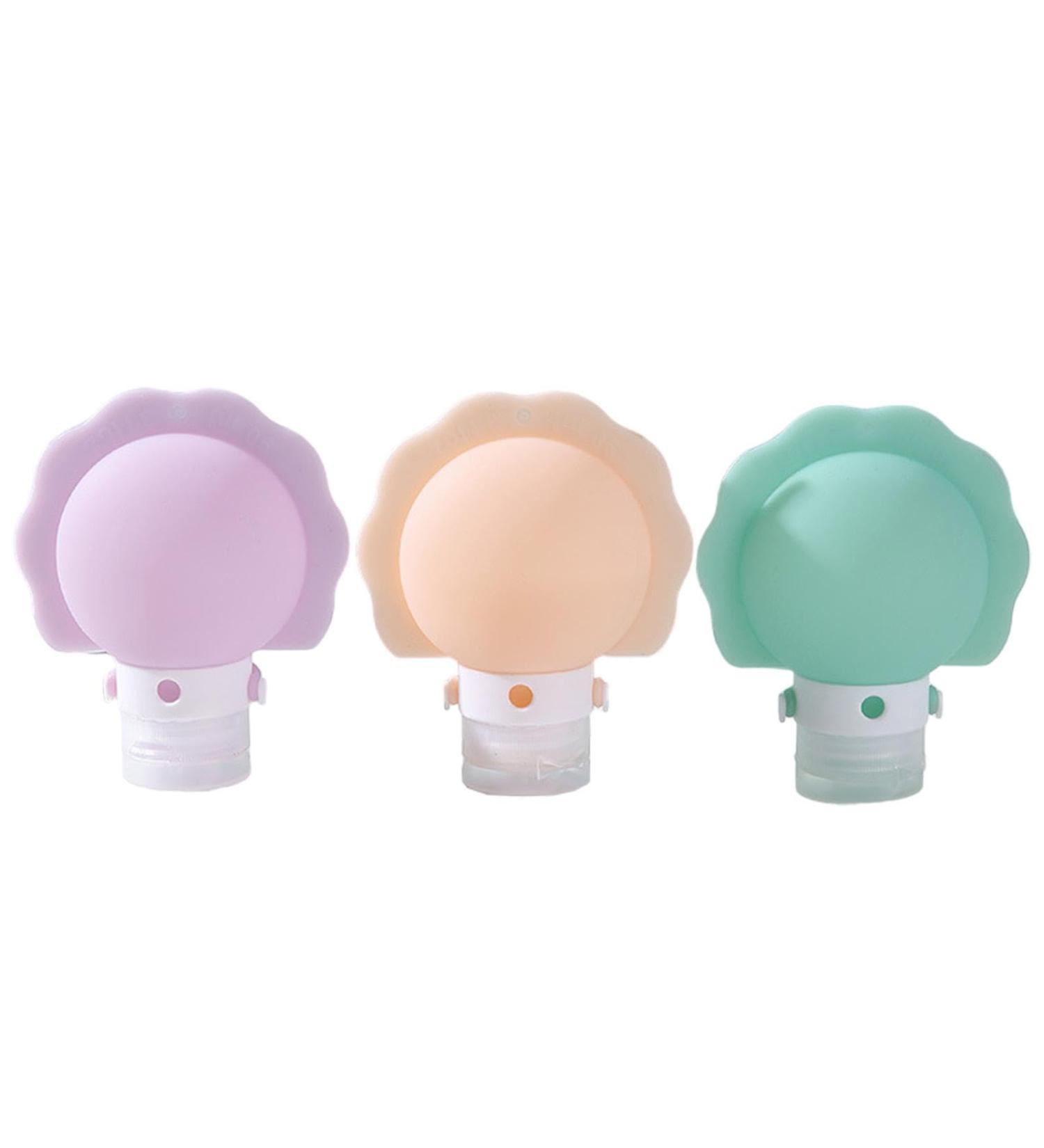Travel containers safe silicone wide mouth containers portable sets of sealed cosmetics containers for friends of family and colleagues single attribute Refer to single attribute  - Buy Online on GoSupps.com