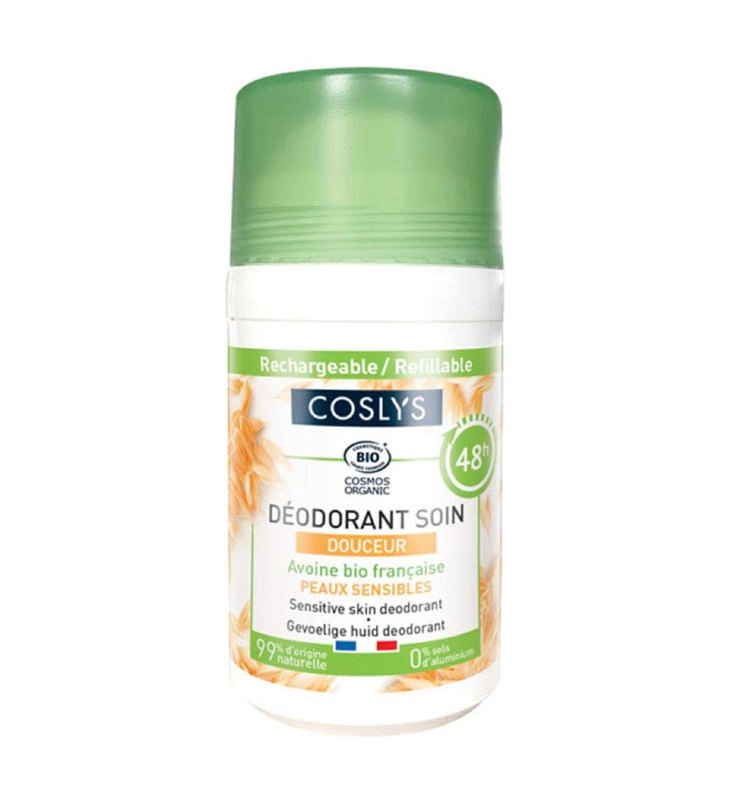 Organic gentle care deodorant (50 ml) - Coslys - Beauty and hygiene - Organic deodorants - Roll-on and stick deodorant