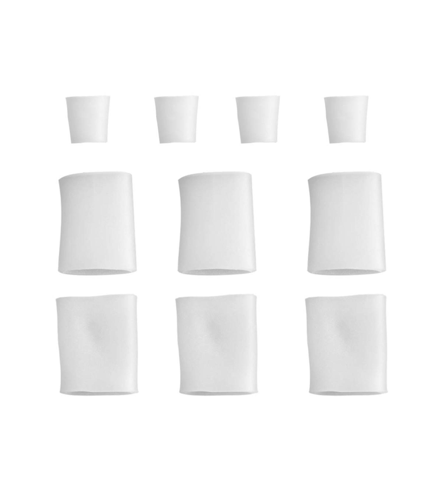 HEALLILY Silicone Toe Sleeves - 5 Pairs Open Toe Gel Protectors for Corns, Blisters, Hammer Toes - Callus Relief - Buy Online on GoSupps.com