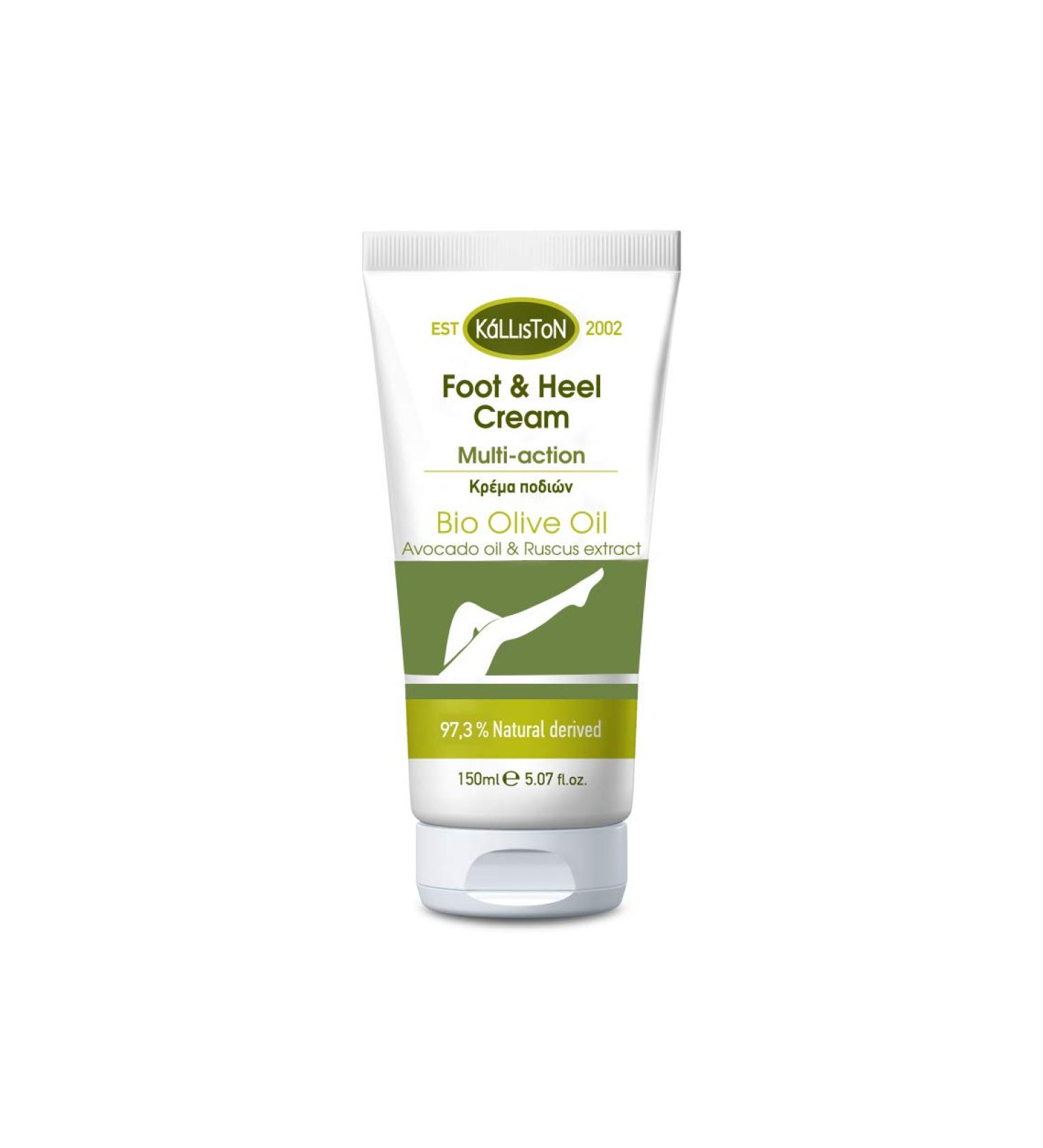 Bubbacare natural foot and salvation cream with avocado oil 150ml Kalliston Kreta Greece Natural Product Foot cream Footlotion Avocado Avokado Oil