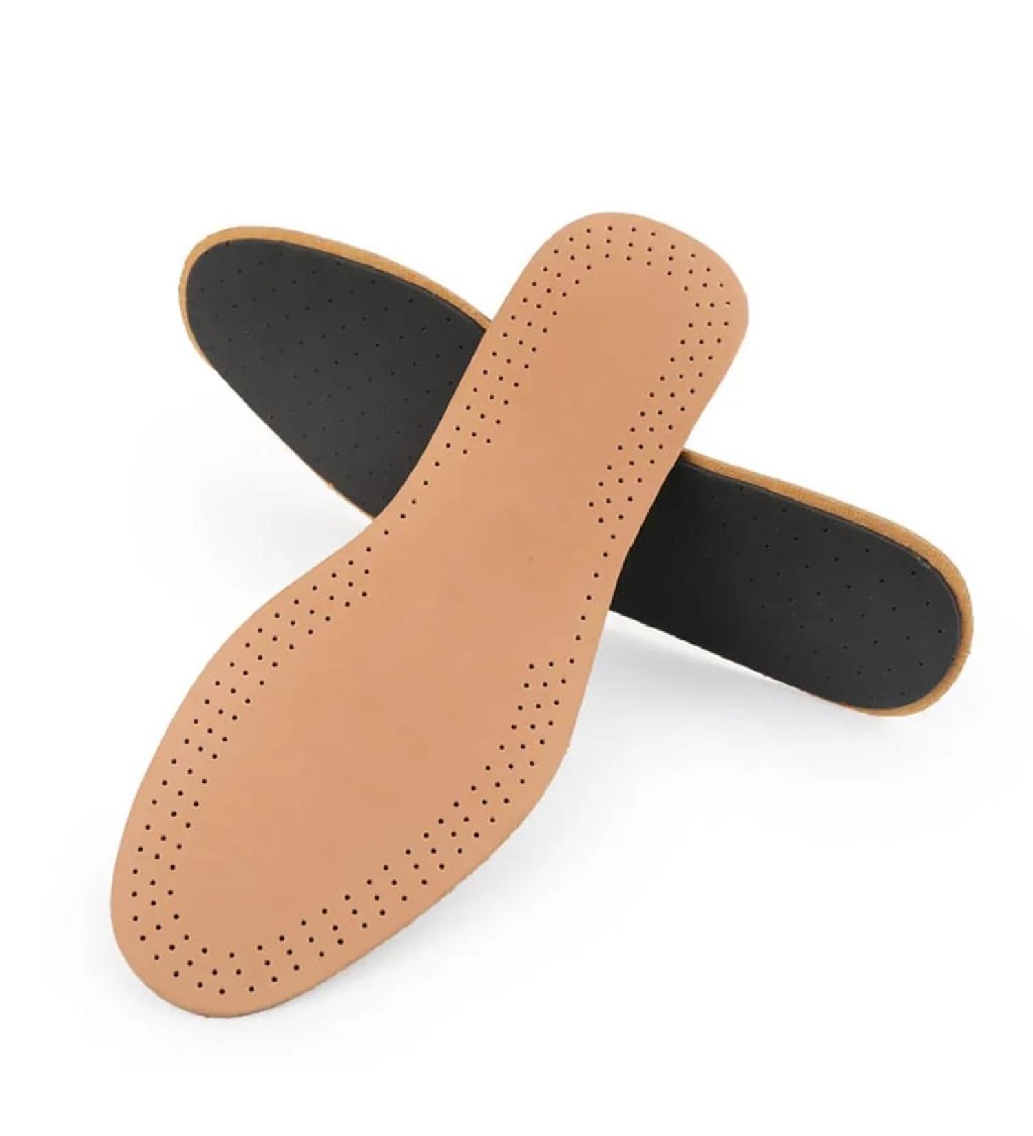 Thin Breathable Deodorant Leather Insoles for Shoes - Absorb Sweat & Replace Inner Soles (Size 39-40 - Buy Online on GoSupps.com