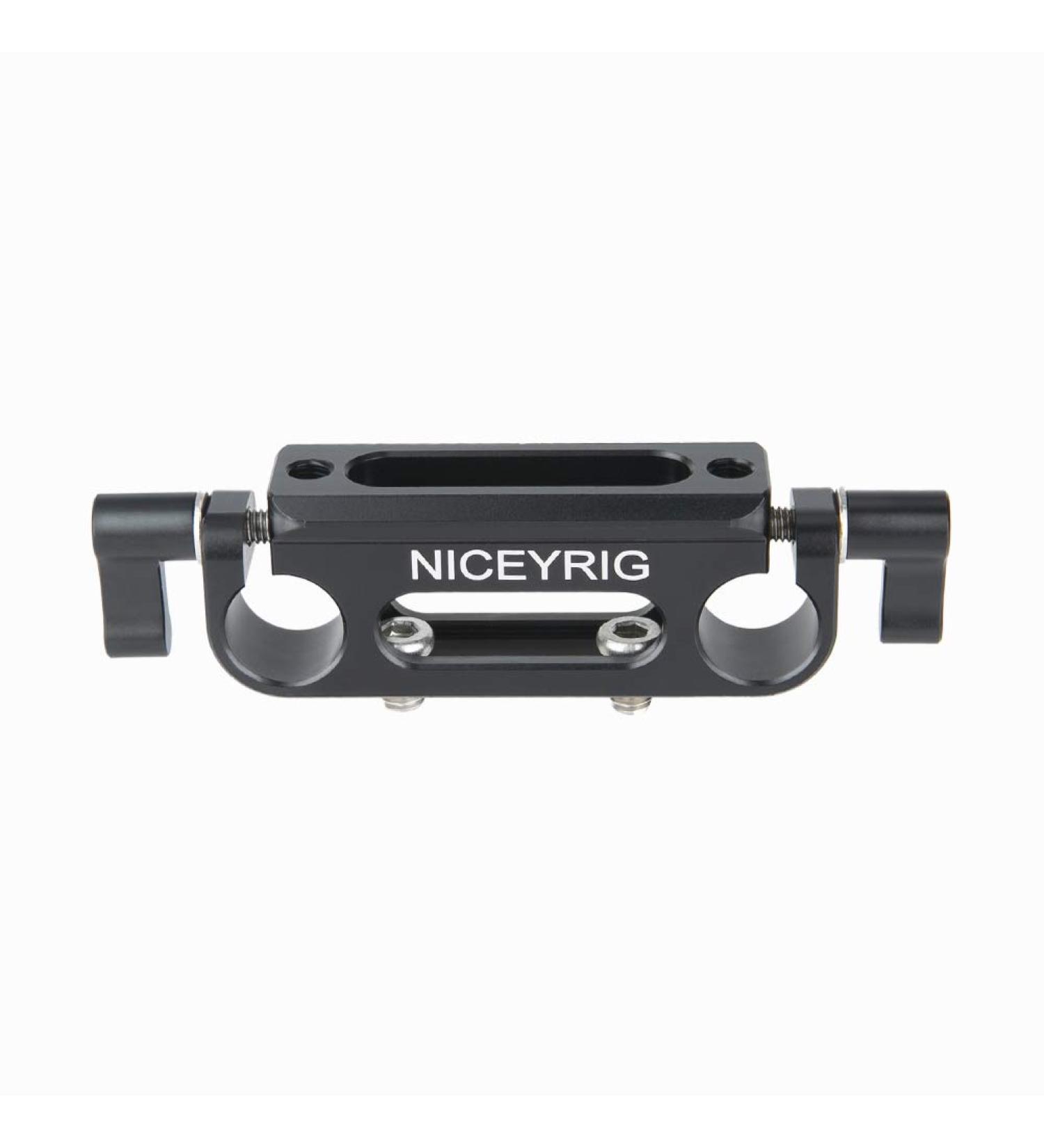 NICEYRIG 15mm Rod Clamp with NATO Rail for Rod Railblock Support System - DSLR Camera Cage Compatible - 333 - Buy Online on GoSupps.com
