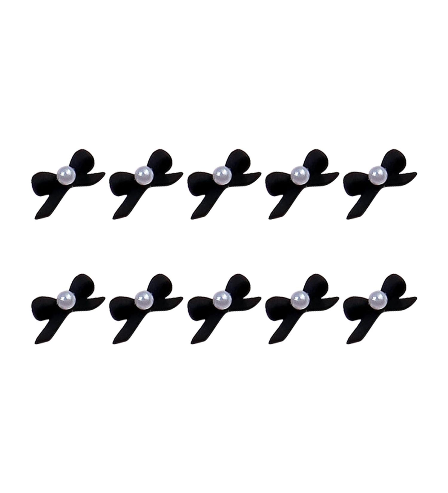 FEIlei 10Pcs 3D Bow Nail Art Decorations Bowknot Nail Accessories Nail Charms Nail Art - Buy Online on GoSupps.com