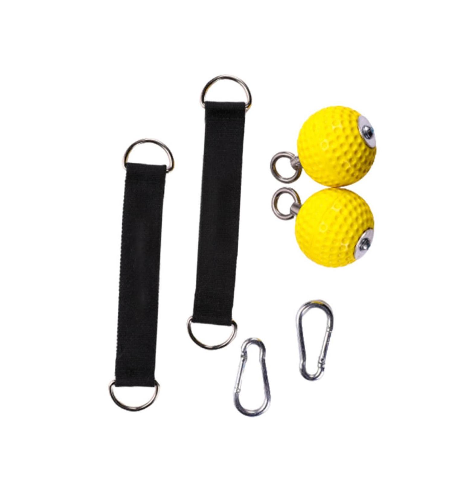 Minkissy Forearm Training Balls - Power Training Stress Relief Grip Balls in Assorted Colors | 21x3.8cm Nylon Powerball - Buy Online on GoSupps.com