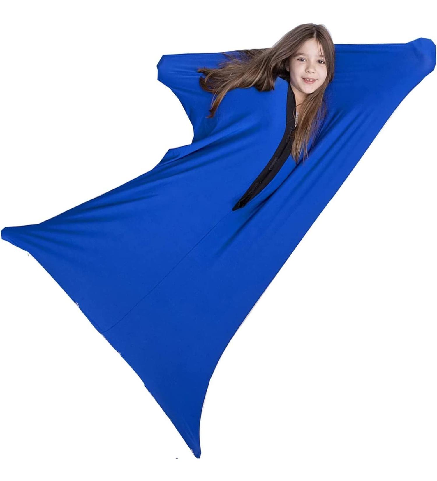 WGUST Body Sock Sensory Sox Deep Pressure Stimulation for Children and Adults with Sensory Proceessing Disorders Or Autism (Color : Blue Size : L/Large-71 * 142cm) L/Large-71*142cm Blue - Buy Online on GoSupps.com