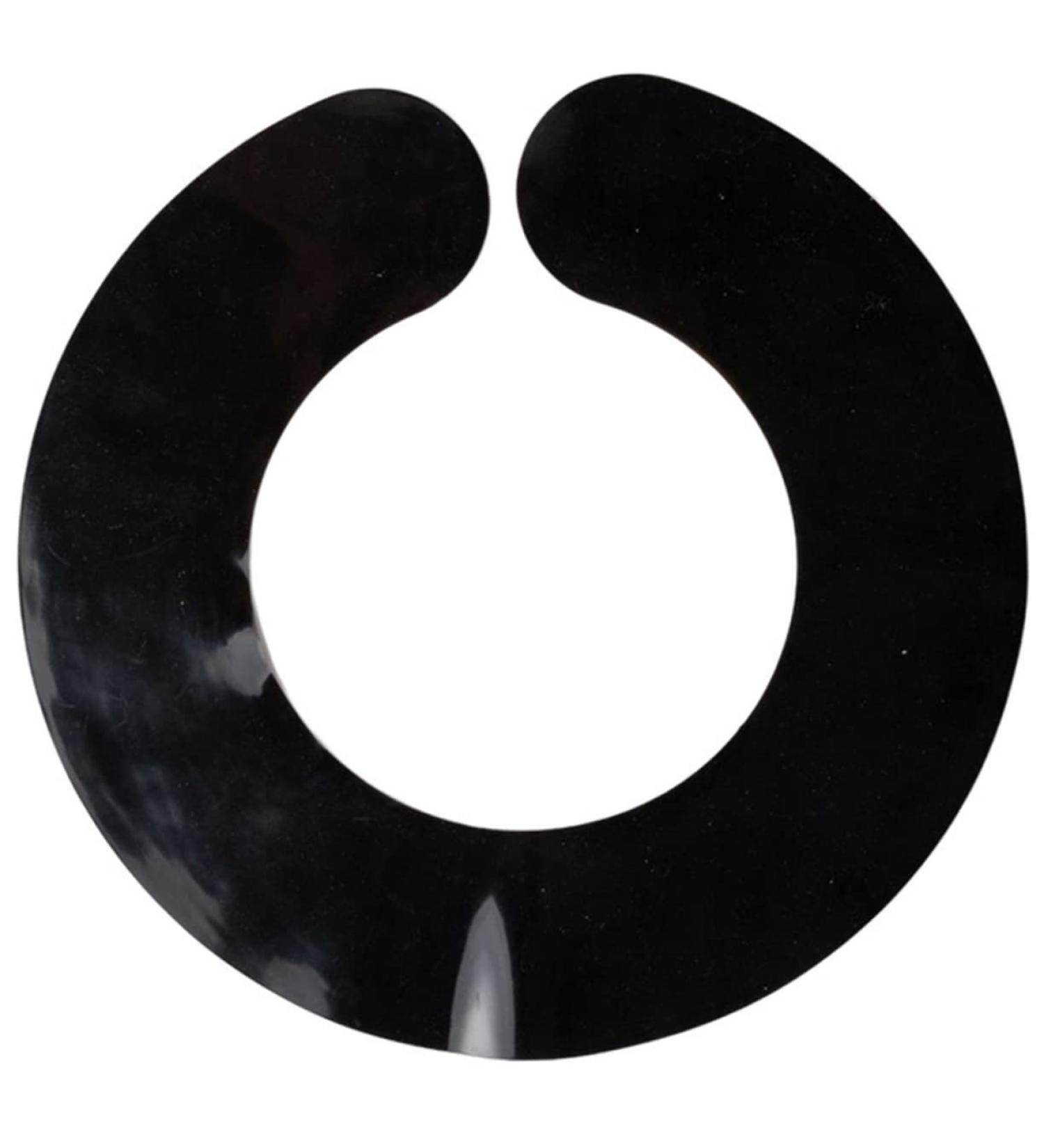 FOMIYES Black Hair Dye & Makeup Cape Silicone Neck Wrap Guard for Hair Cutting & Barber Use - Buy Online on GoSupps.com