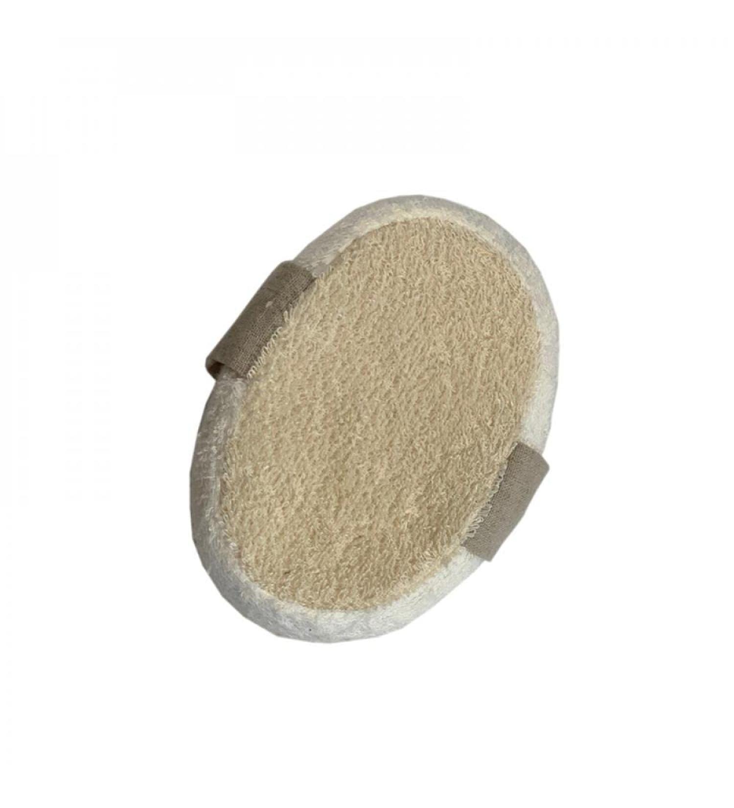 Naturabio Cosmetics Bath Sponge Linen Natural Cotton 100 g