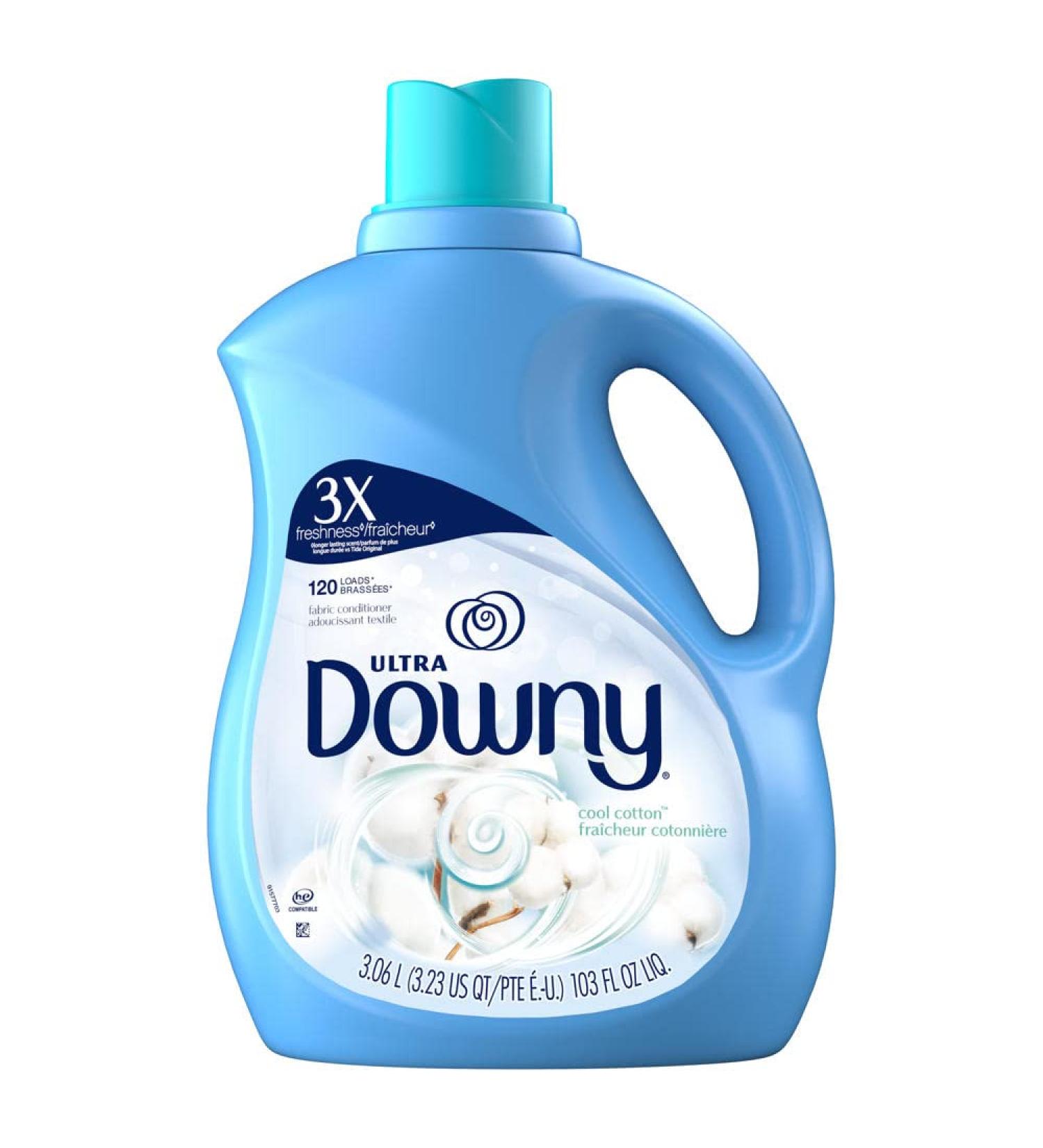 Downy Ultra Liquid Fabric Softener, Cool Cotton Scent - 120 Loads - Buy Online on GoSupps.com