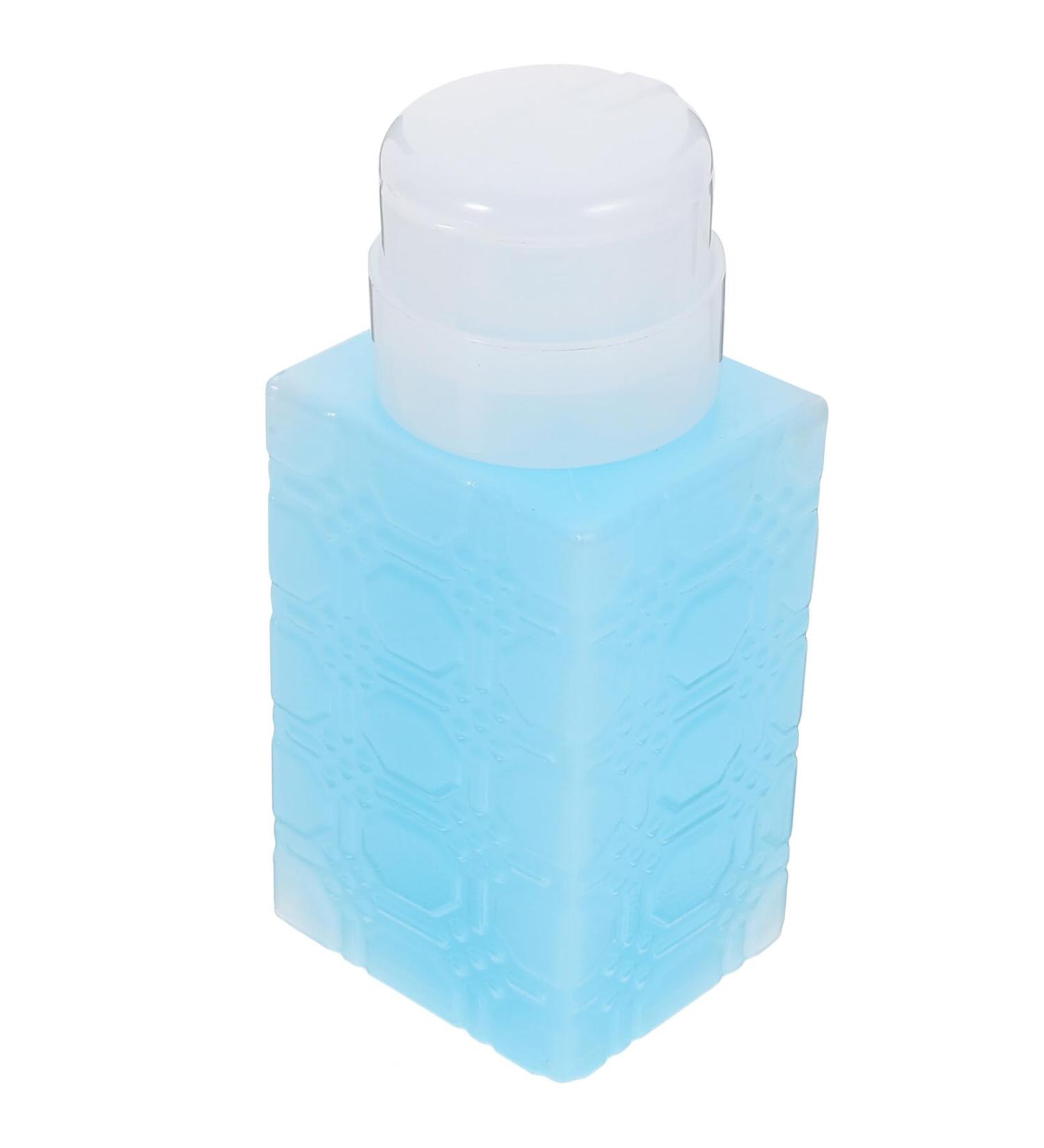 Beavorty pink nail polish nail oil alcohol nail polish remover dispenser push down pump bottle dispenser pump dispenser nail polish remover pump makeup remover container plastic travel Blue - Buy Online on GoSupps.com