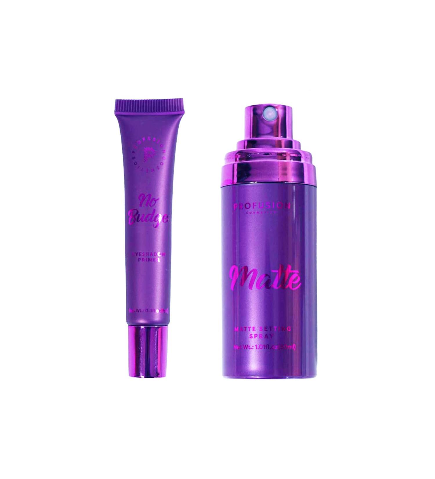 Profusion Cosmetics Euphoric Glam Primer & Setting Spray Duo | Perfect Party Ready Holiday Looks | Essential Makeup Kits for Flawless Finish - Buy Online on GoSupps.com