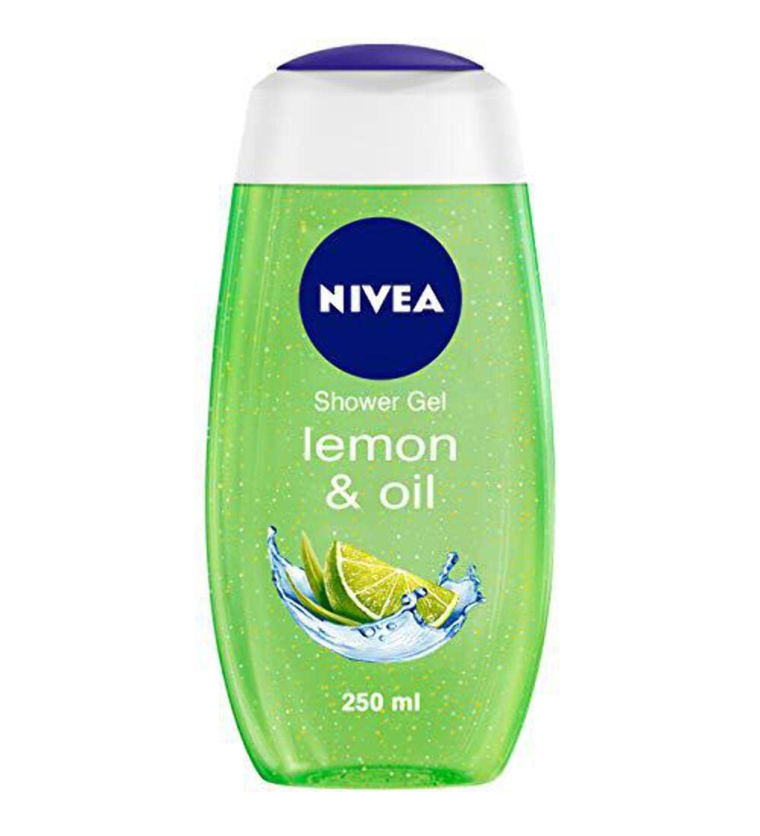 Nivea Lemon and Oil Shower Gel 250ml - Refreshing Bath Care - Buy Online on GoSupps.com