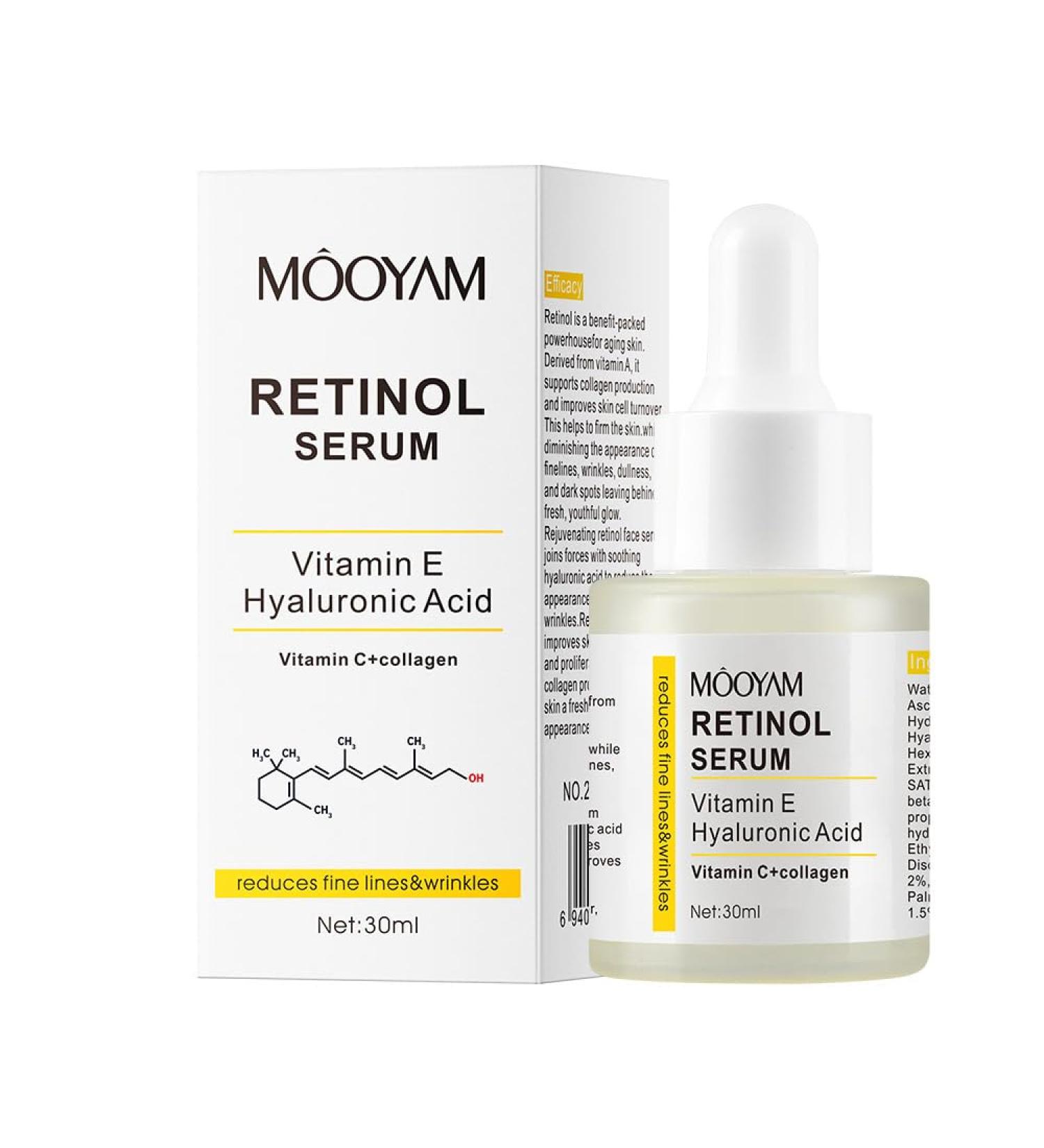 Retinol Serum with Vitamin E Hyaluronic acid Face Serum Retinol Serum High Strength for All Skin Types