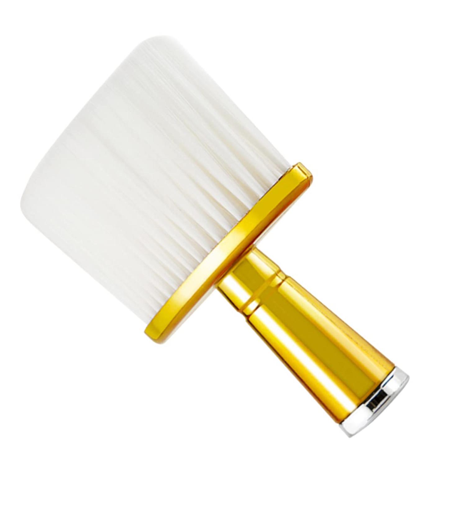 POPETPOP Hair Cleaning Brush Haircut Cleaning Brush Hair Sweep Brush Hair Duster Brush Barber Cleaning Brush Hair Cutting Neck Duster Barber Hair Duster Wool Duster Face 14x10cm Golden - Buy Online on GoSupps.com