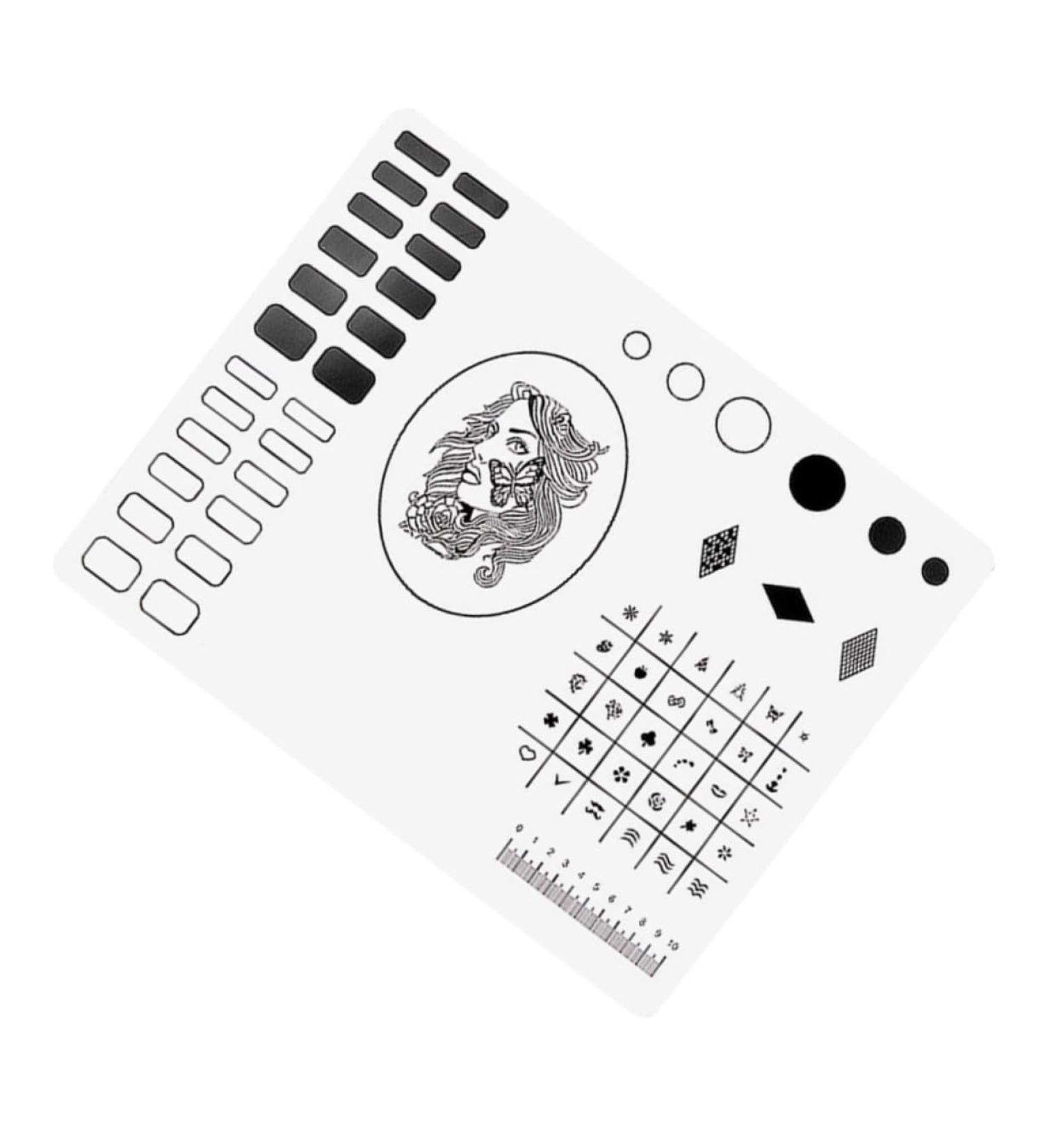 Ipetboom Nail Art Tool Nails Tools Silicone Tool Nail Art Stamping Mats Decorating Tools Nail Sticker Guide Nail Tools Nail Decorations Accessories Nail Art Mat Nail Polish Decorate 40.5*30.5cm As Shown - Buy Online on GoSupps.com