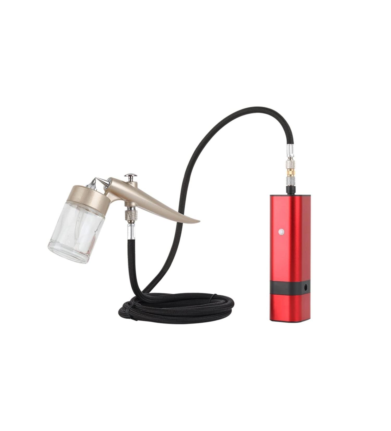 Universal Paint Spraye Designed Cordless Airbrush Kit for Art Paint Makeup Nail Beauty Temporary Tattoos Cake Decoration Model Artist Painting Varnishing Lacquering - Buy Online on GoSupps.com