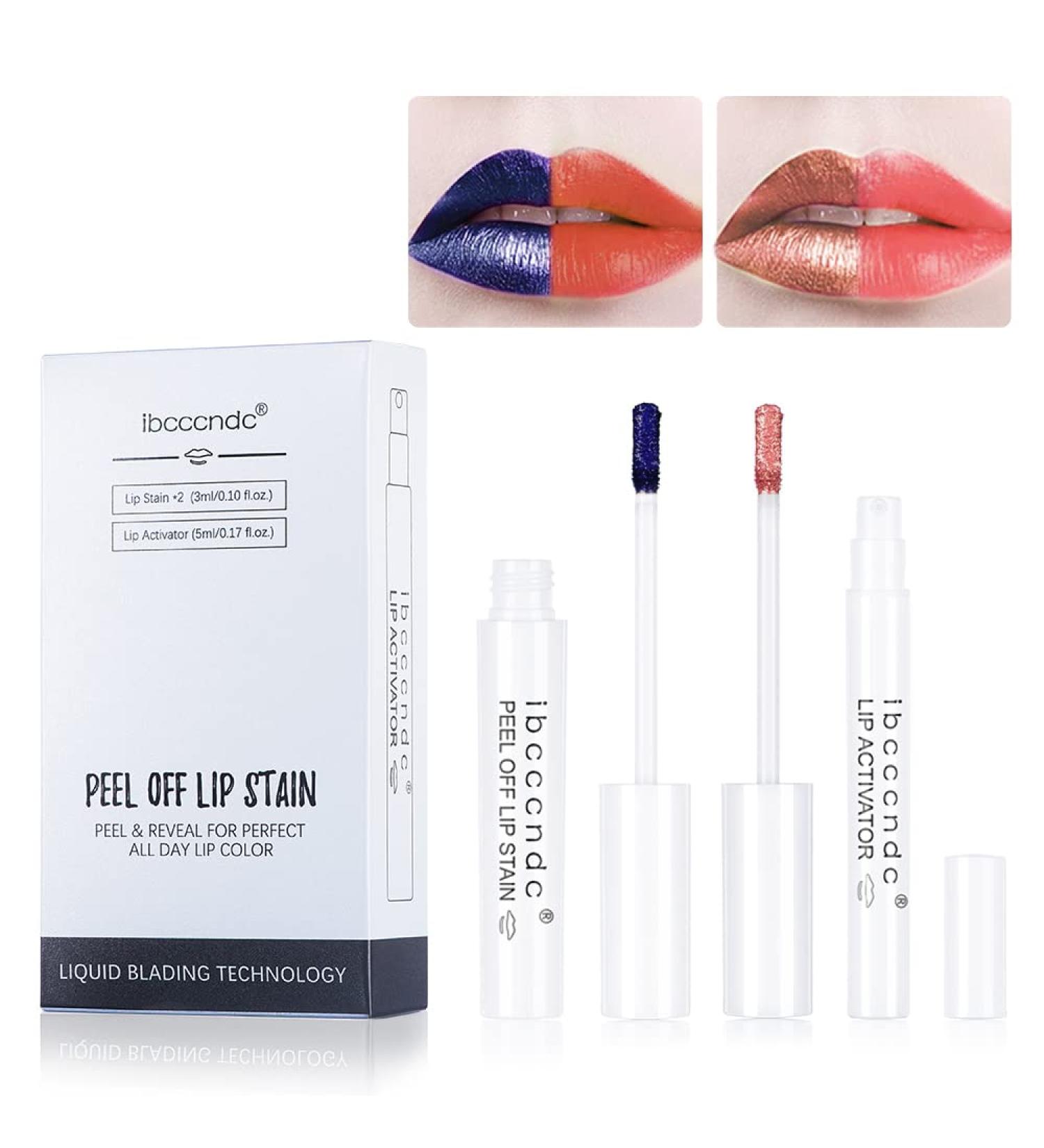 Ibcccndc Peel Off Red Lip Stain Set - Long Lasting Waterproof Liquid Lipstick Kit (Active 7&13) - Buy Online on GoSupps.com