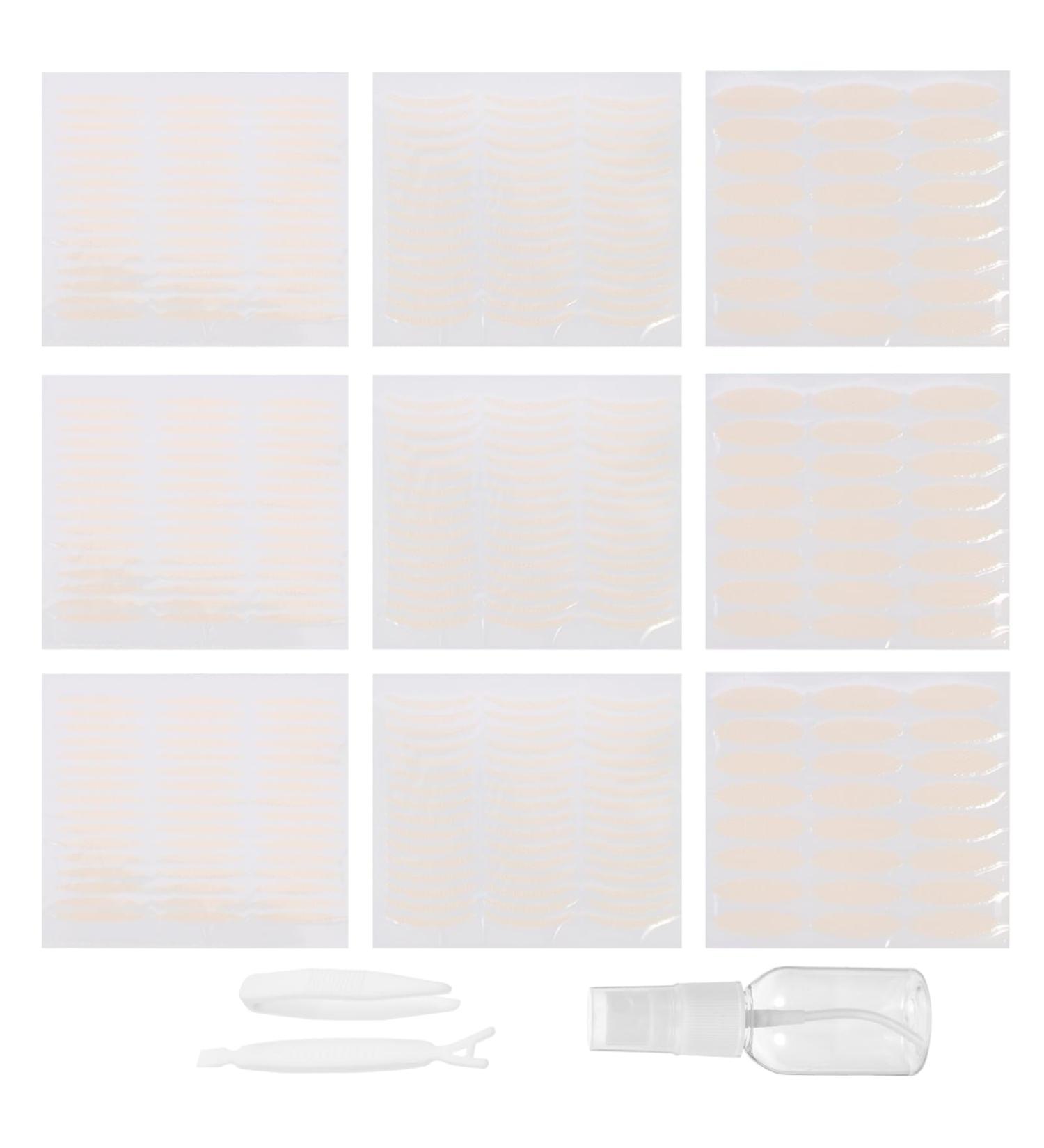 MAGICLULU 9 Sets Double Eyelid Sticker Eyelid Lift Tape Eyelid Stickers Double Side Eyelid Tapes Makeup Tape Double Eyelid Tapes Eye Lid Lifters Eyelid Strips Invisible Fiber Strip - Buy Online on GoSupps.com