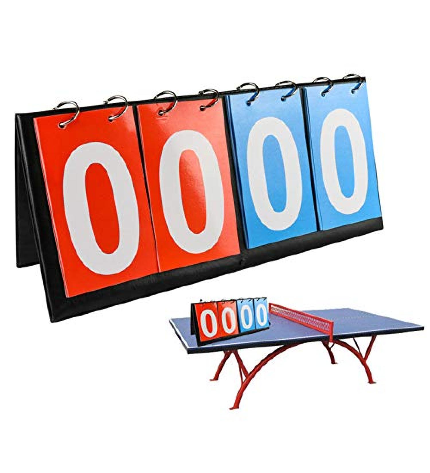 APORO Portable Table Top Scoreboard Flipper - Multi Sports Score Flip Scoreboard - Buy Online on GoSupps.com
