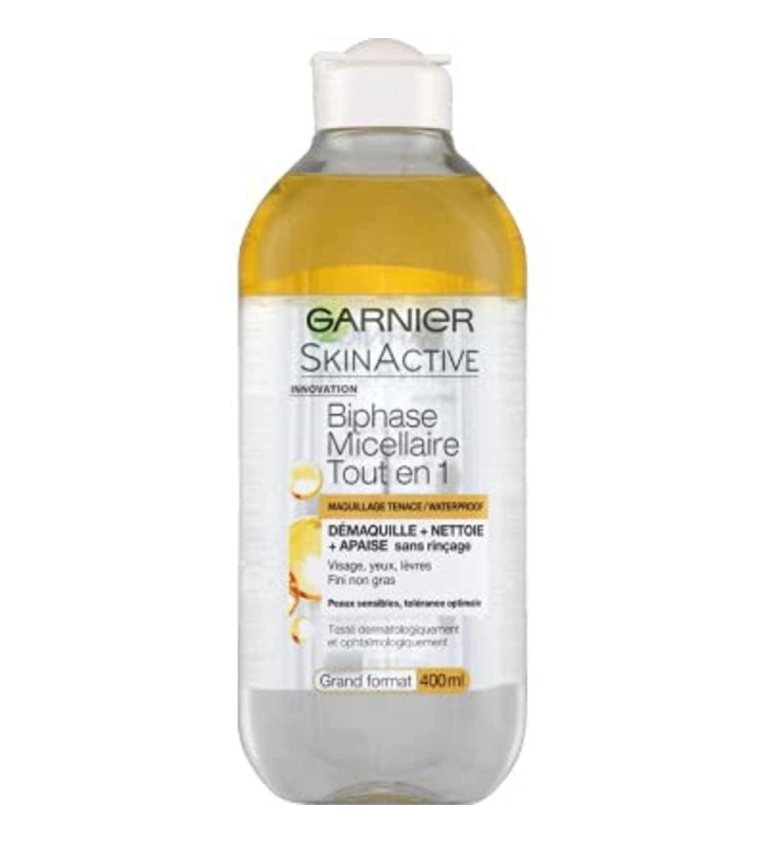 Garnier Biphase micellar all in 1 sensitive skin - Skin Active - 400 ml bottle