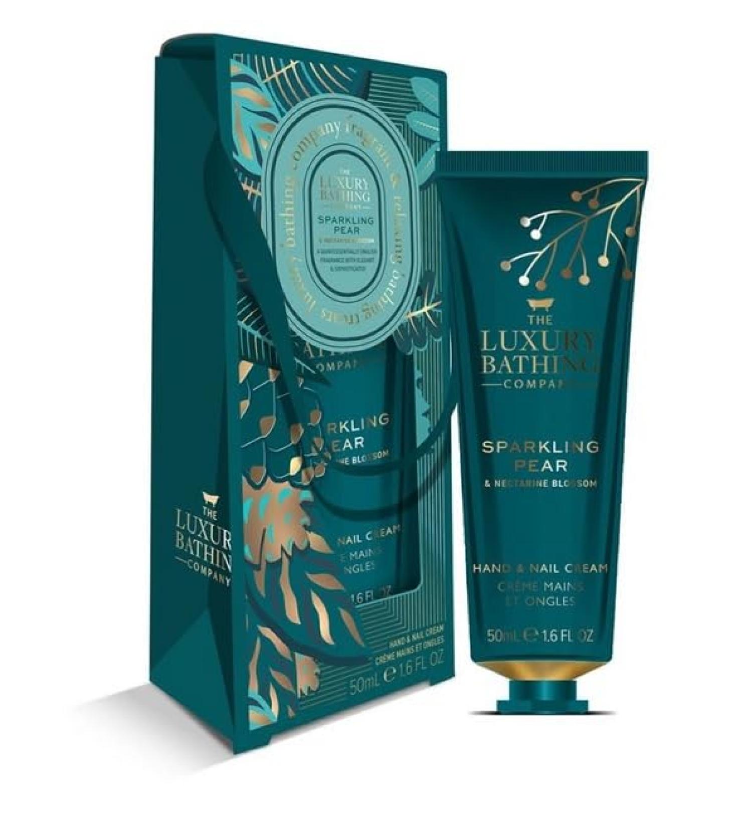 The Luxury Bathing Company The Luxury Bathing Company Sparkling Pear & Nectarine Blossom - Cr me pour les mains 50 ml