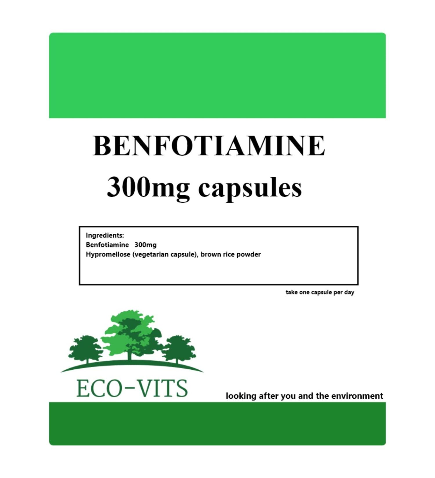 Benfotiamine (300mg) 365 Capsules - Buy Online on GoSupps.com