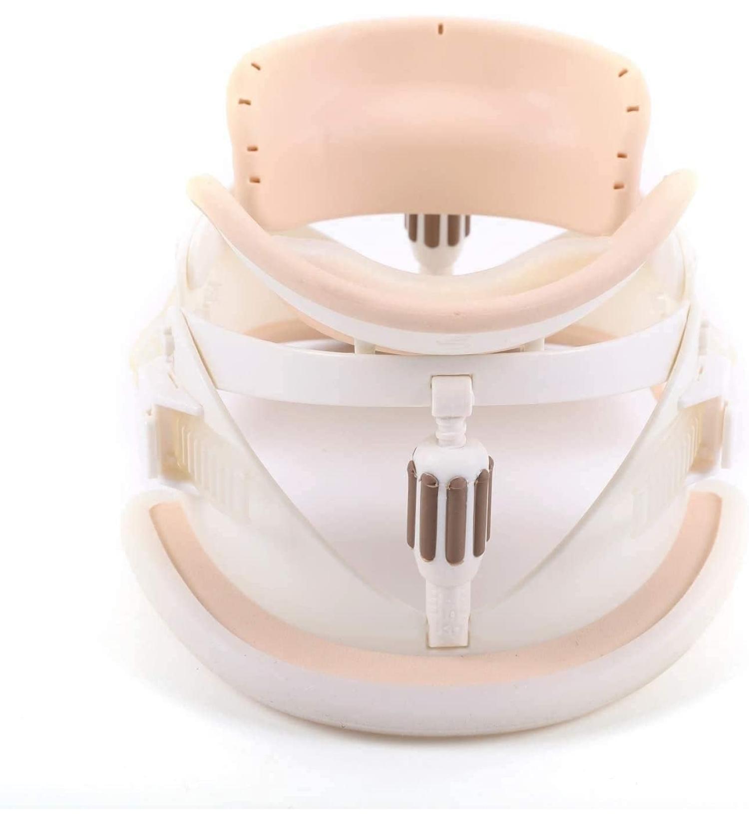 Safwel Neck Brace Collar - Adjustable Cervical Traction Device for Neck Pain Relief & Spine Support - Buy Online on GoSupps.com