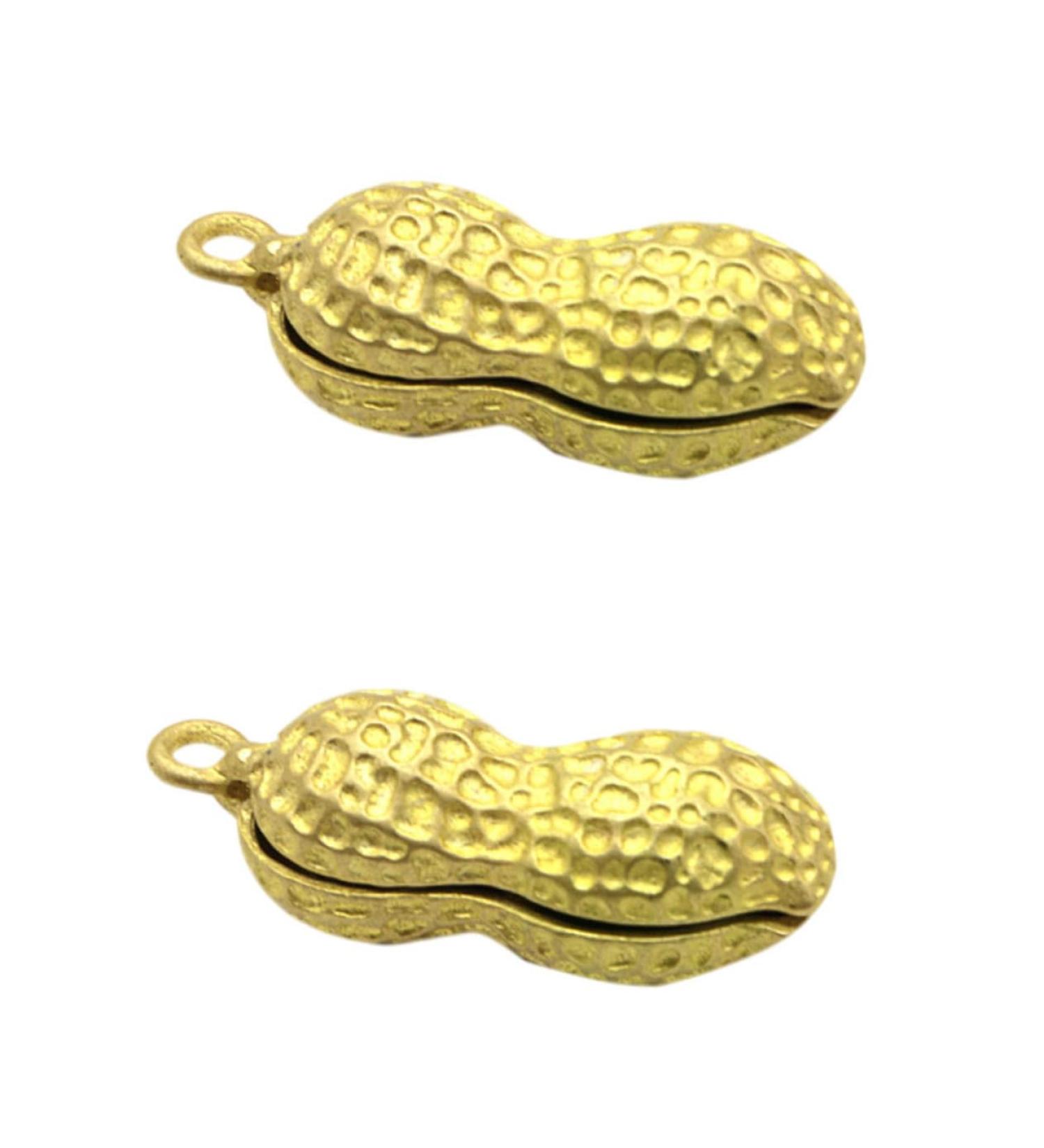 VILLCASE 2pcs Artificial Peanut Pendant Purse Keychain Wealth Keychain Charms Gold Key Adornment To Open Bead - Buy Online on GoSupps.com
