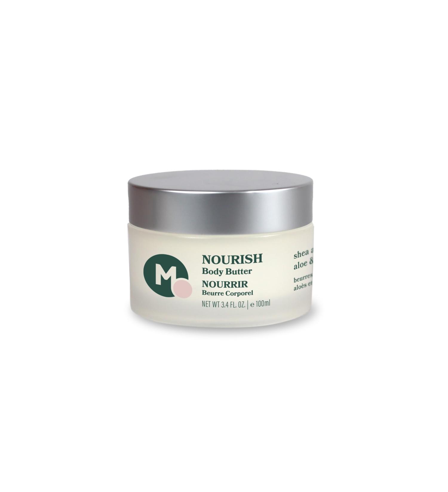 NOURISH Body Butter | Natural Stretch Mark Cream for Pregnancy & Postpartum | Vegan Clean & Cruelty-free Skin Care | 3.4 oz - Buy Online on GoSupps.com