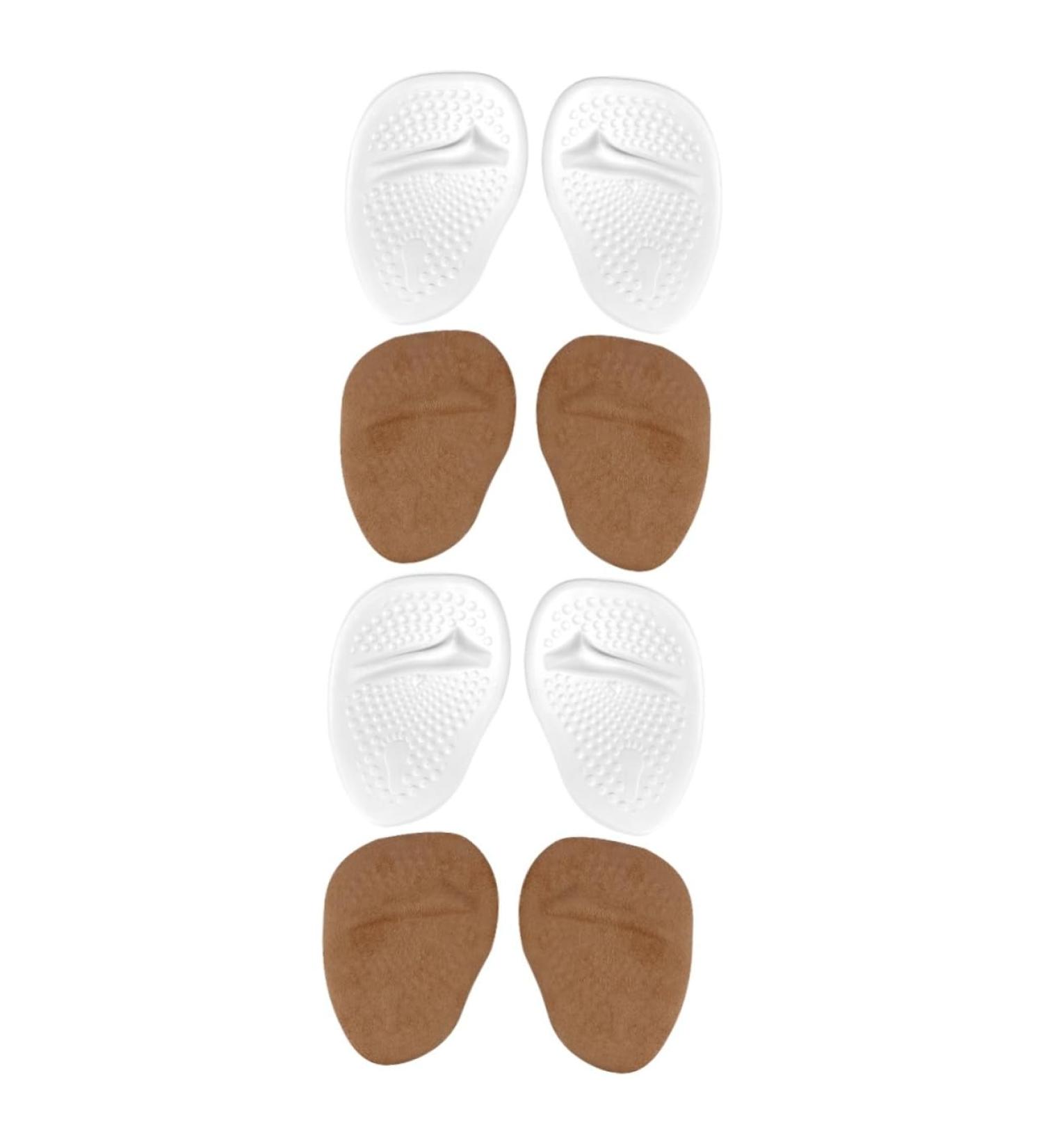 NOLITOY Silicone Forefoot Pad & Heel Arch Support 4 Pairs Anti-Slip Metatarsal Gel Insoles for Women - Buy Online on GoSupps.com