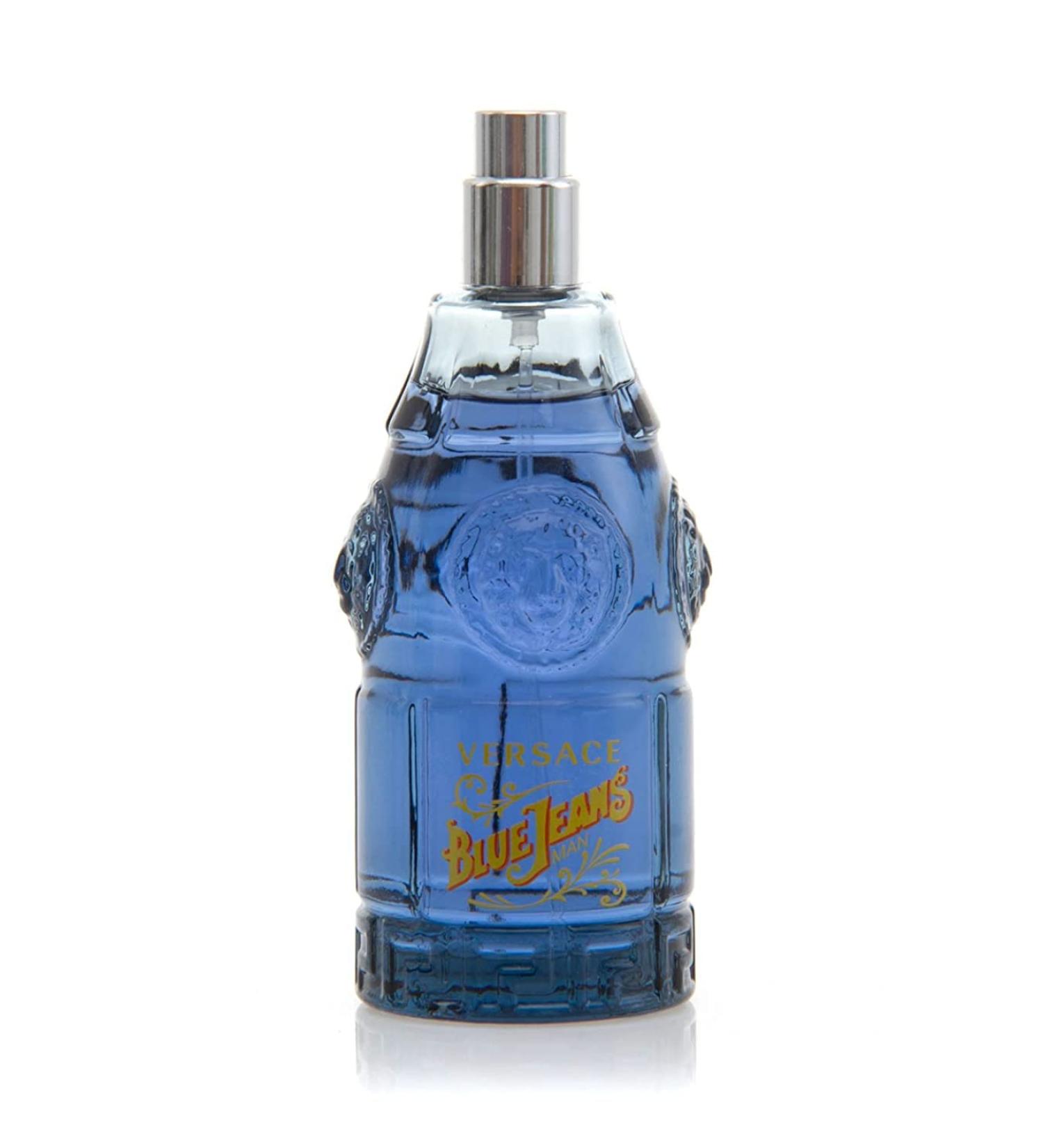 VERSACE Eau De Toilette Spray Blue Jeans 2.5 Ounce Blue Jeans 2.53 Fl Oz (Pack of 1) - Buy Online on GoSupps.com