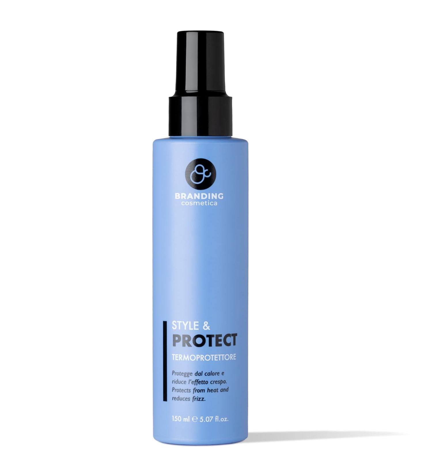 BRANDING COSMETICA Organic Thermal Protector Leave-In Protects from Heat Anti-Frizz Treatment Dry Hair Style&Protect 150 ml - Buy Online on GoSupps.com