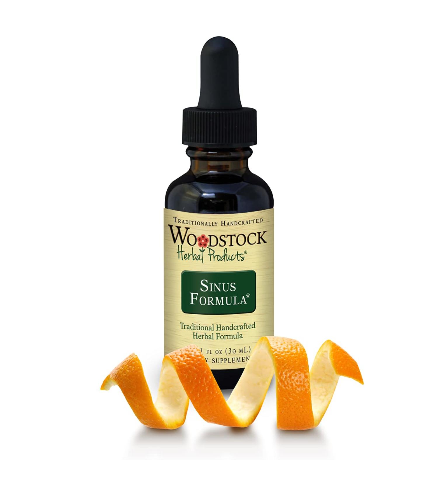 Woodstock Herbal Sinus Formula 1 OZ - Natural Relief for Sinus Congestion - Buy Online on GoSupps.com