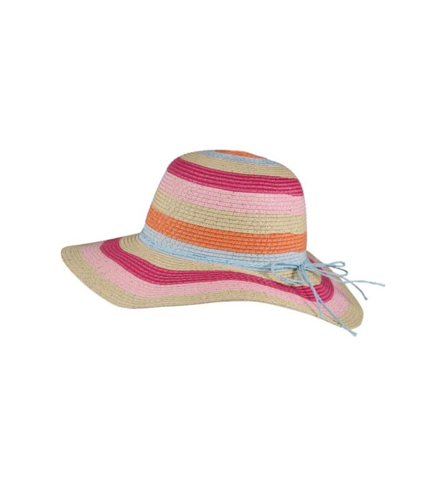 Regatta Unisex Kids Hat Straw Hat Mayla 7-10 Colorful Striped