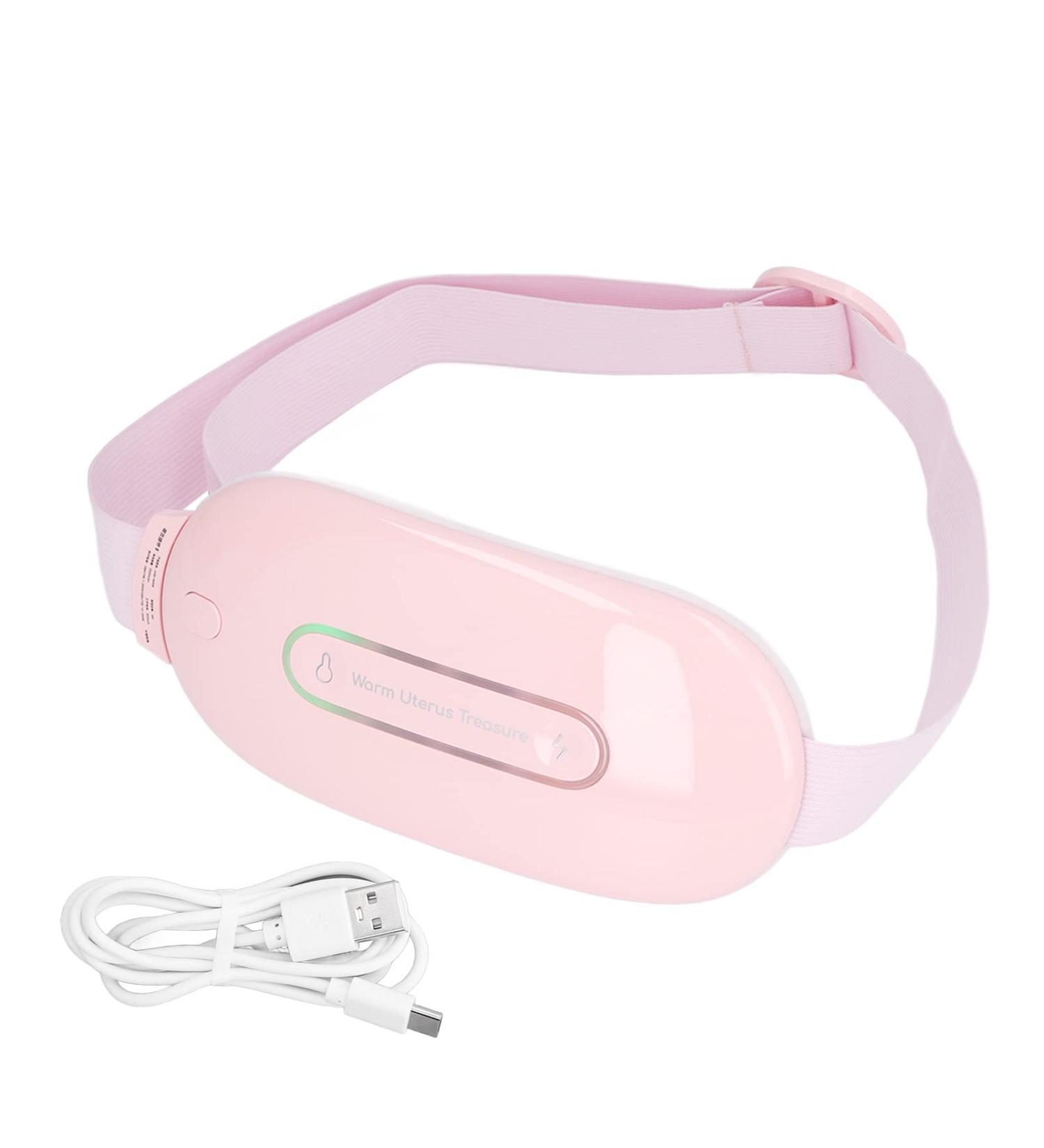Smart Palace Heating Belt - 3-Speed Menstrual Heating Pillow with Intelligent Temperature Control | Uterus Warm Belt & Waist Massage Device | Perfect Valentine's Day Gift in Pink - Buy Online on GoSupps.com