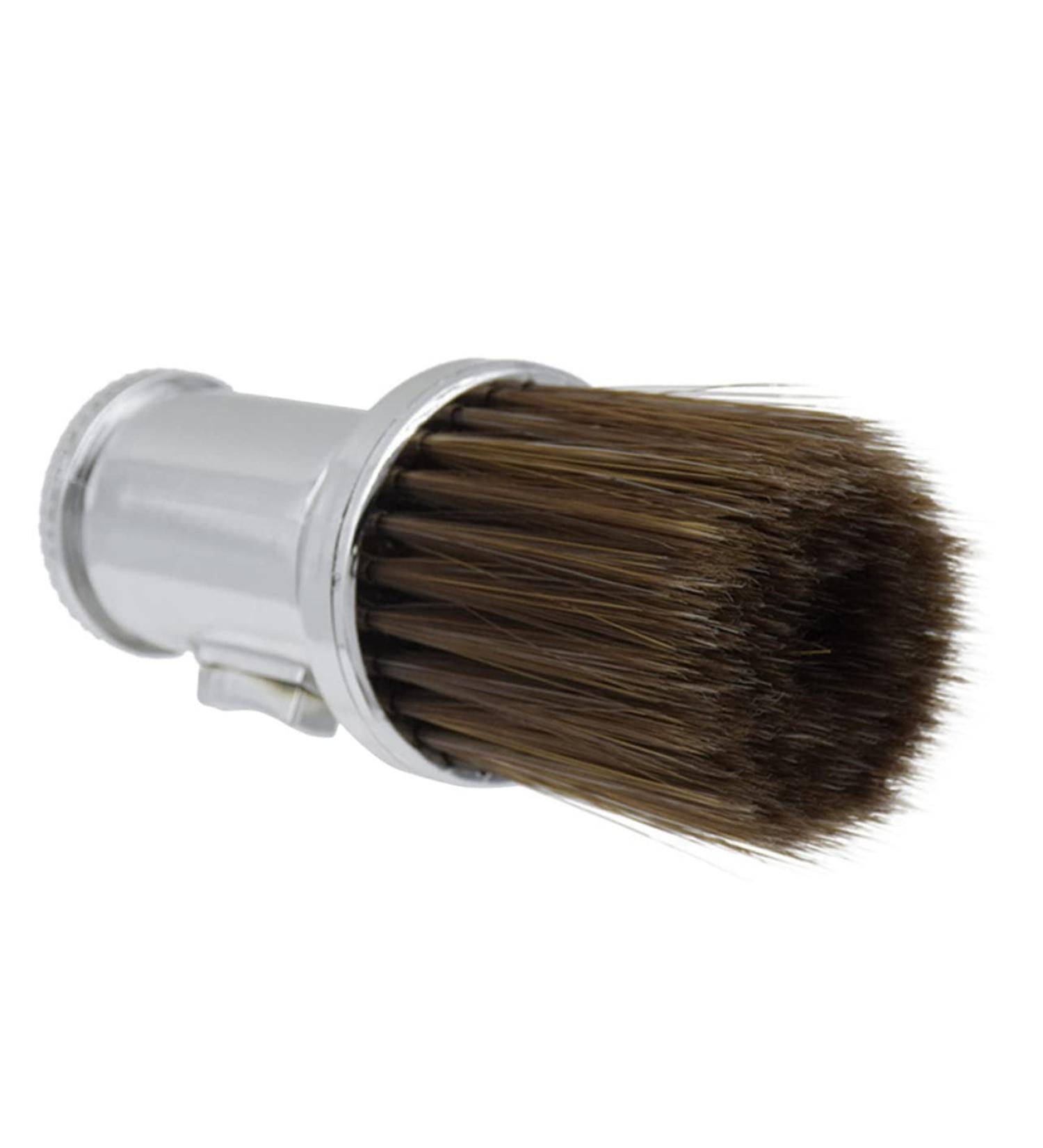 DOITOOL Body Powder Brush Broken Barber Brush Neck Duster Powder Applicator Hairdressing Brush Hairdressing Cleaning Brush Bronzer Brush for Face Neck Cleaning Brush Man Major Plastic 13.5x6cm Silver - Buy Online on GoSupps.com