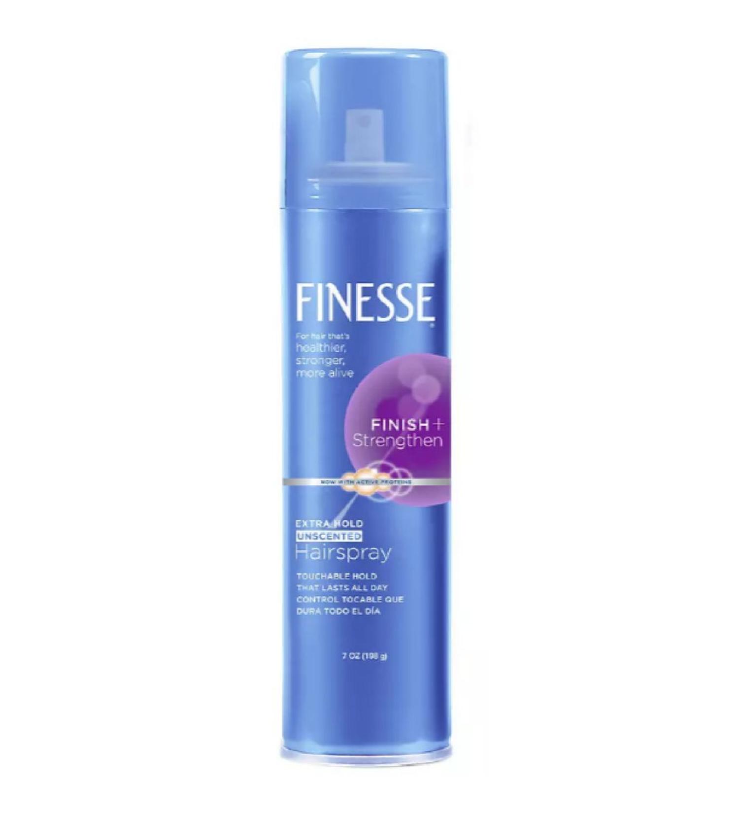 HARMONY Finesse Finish + Strengthen Extra Hold Hairspray 7 oz (Pack of 30)