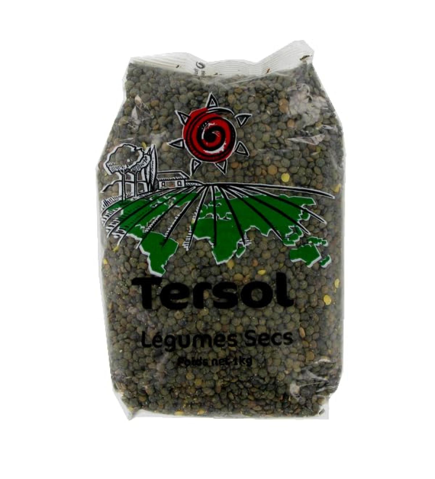 TERSOL TERSOL Green Lentils 1kg - Pack of 3 pcs
