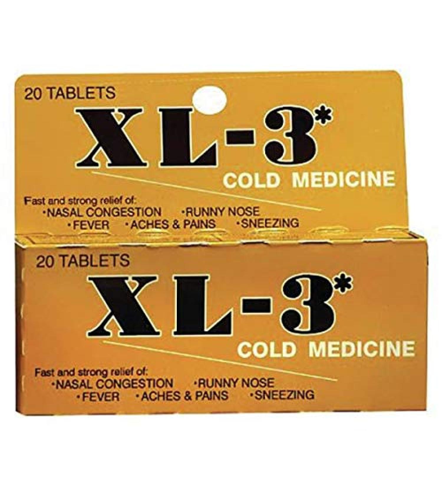 XL-3 Xl-3 Cold Medicine 20 Ct