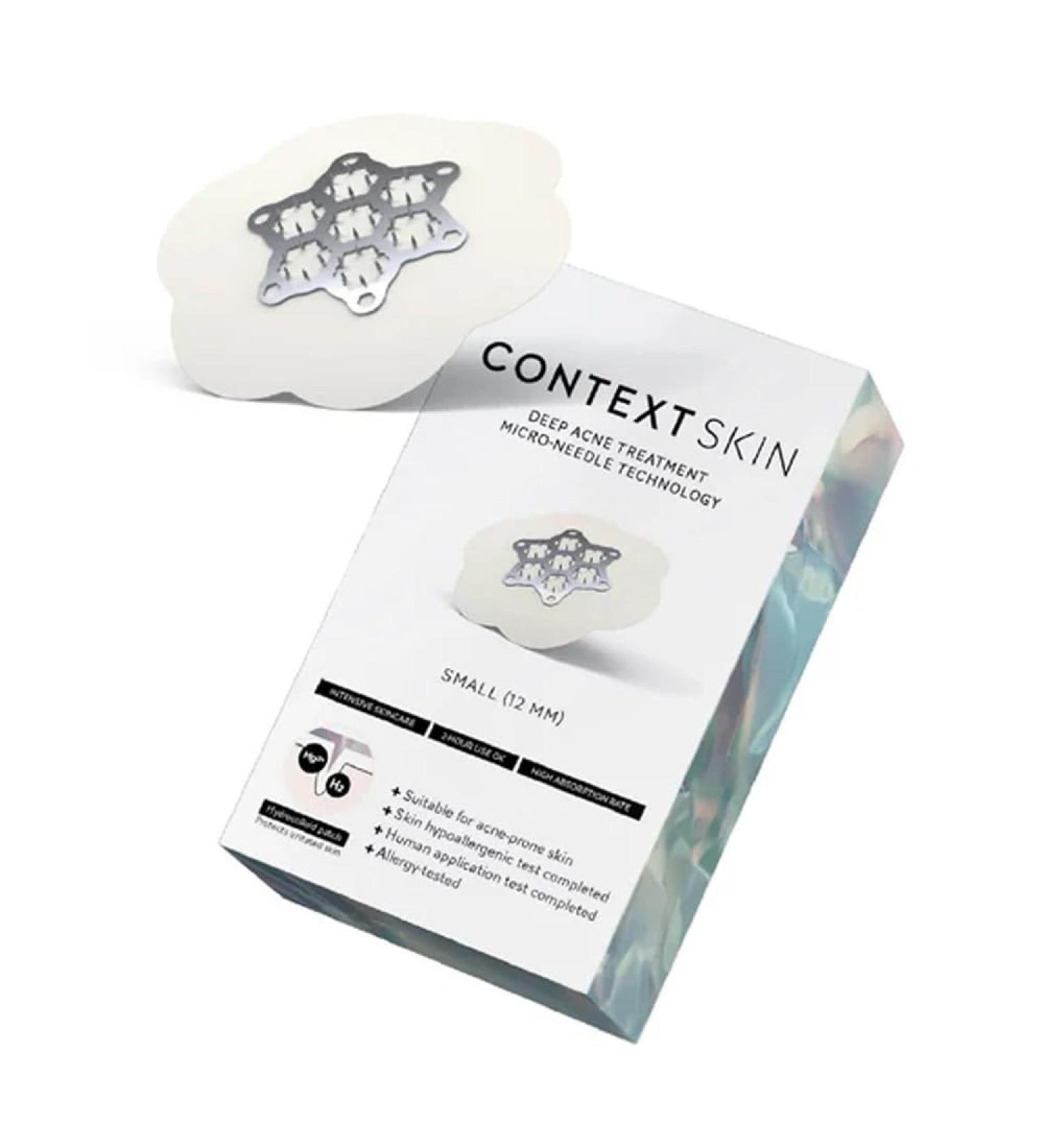 CONTEXT SKIN Pimple Patches | Effective Acne Remedy with Magnesium Cica & Tea Tree | 10 Hydrocolloid Patches for Quick Healing - Buy Online on GoSupps.com