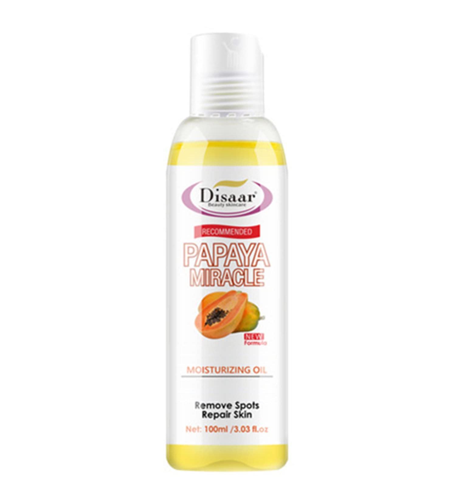 DISAAR Papaya Moisturizing Oil 100ml - Spot Removal and Skin Repair Formula - Buy Online on GoSupps.com