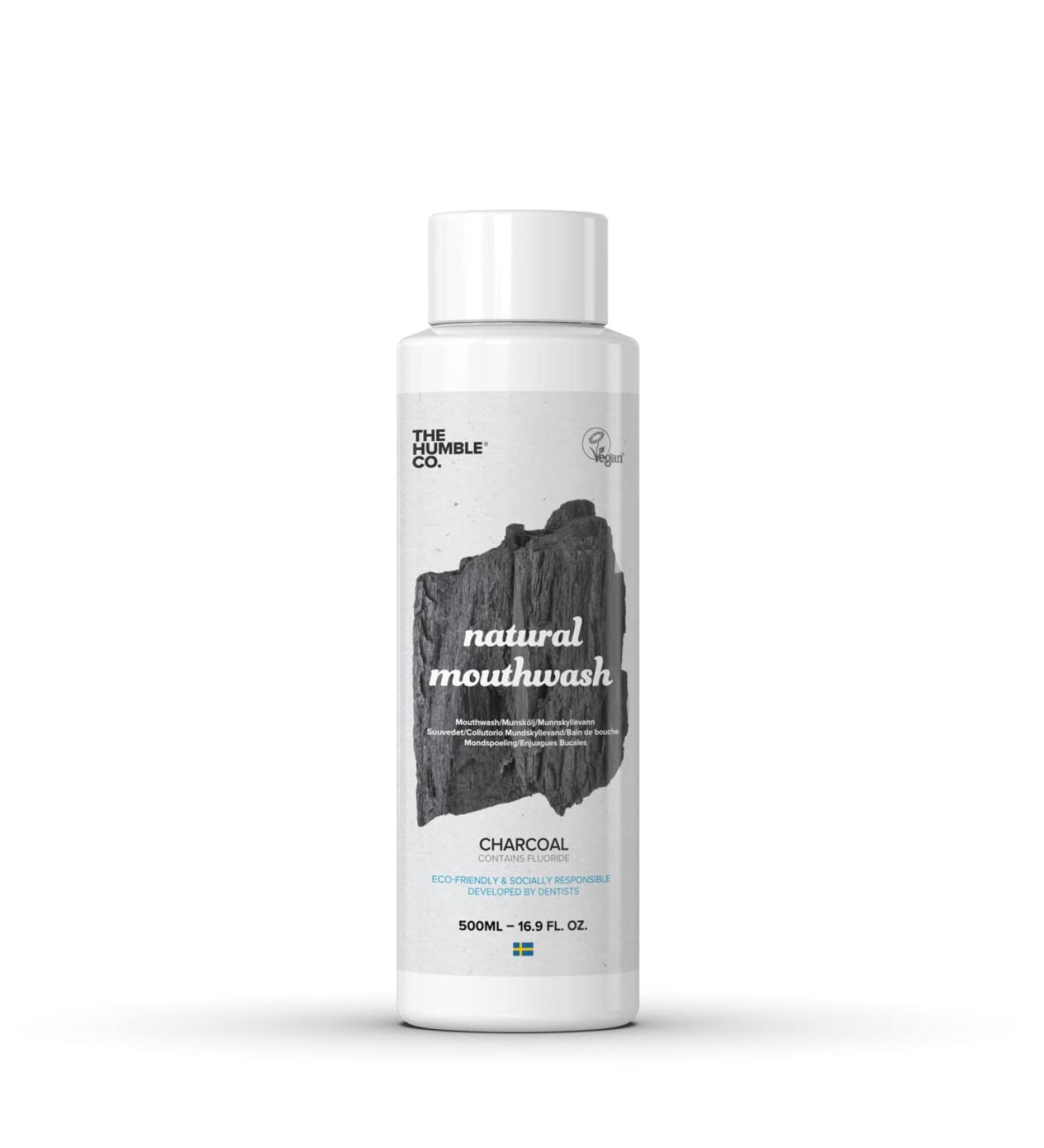 Natural Mouthwash Adults 500ml The Humble Co. - Buy Online on GoSupps.com