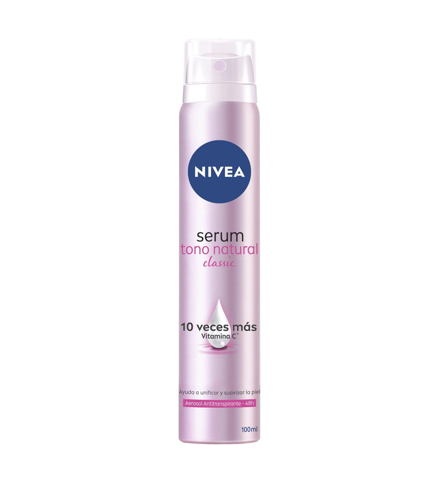 NIVEA Extra Lightening Deodorant Spray - 48h Antiperspirant Serum for Brightening Skin | International Shipping Available - Buy Online on GoSupps.com