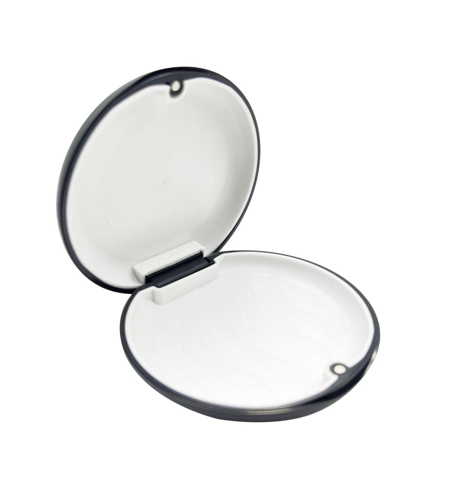 Orthodontic Retainer Case - Silicone Textile Base Aligner Case Black | Durable & Stylish International Shipping - Buy Online on GoSupps.com