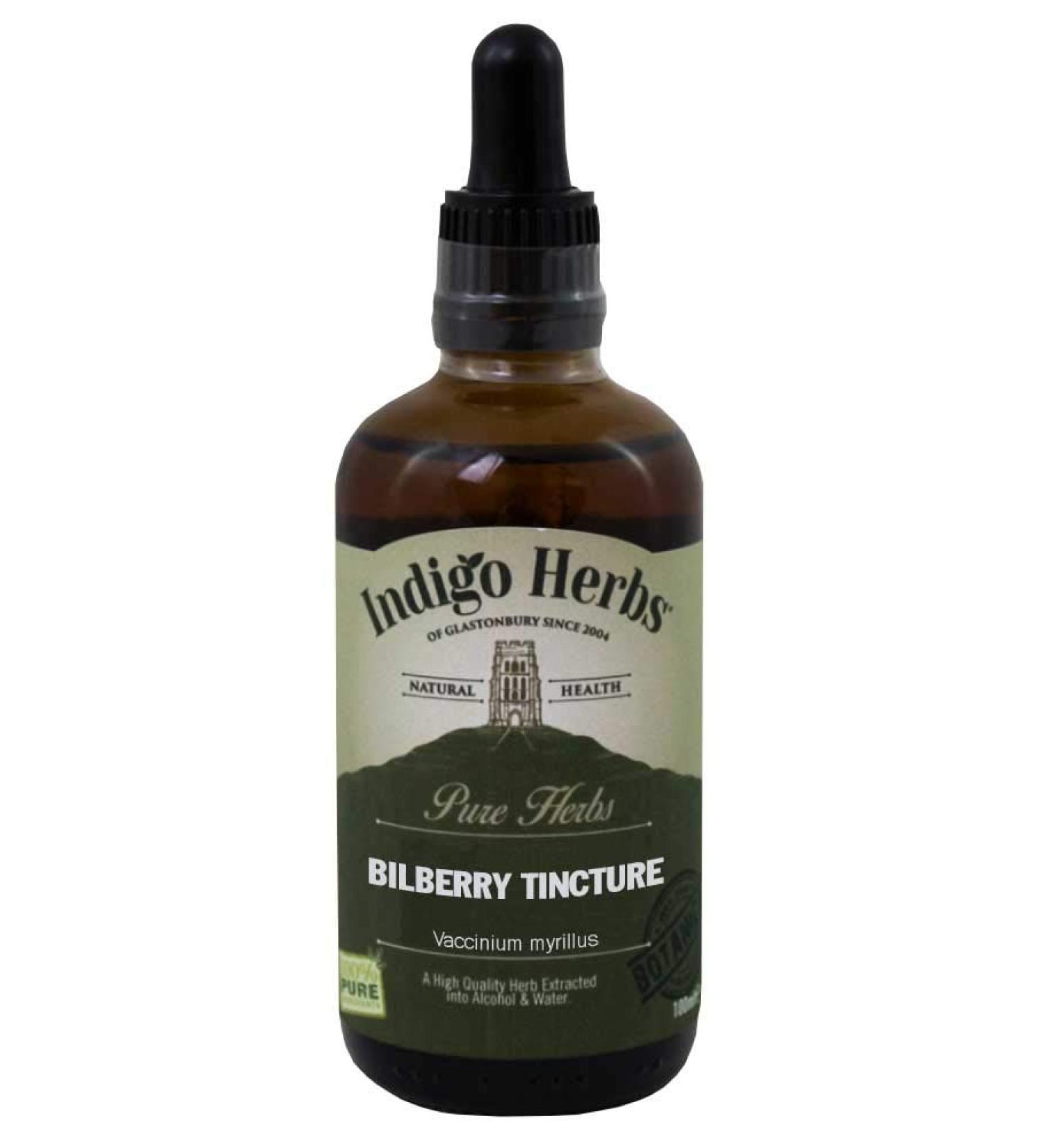 Indigo Herbs Bilberry Tincture 100ml 100 ml (Pack of 1)