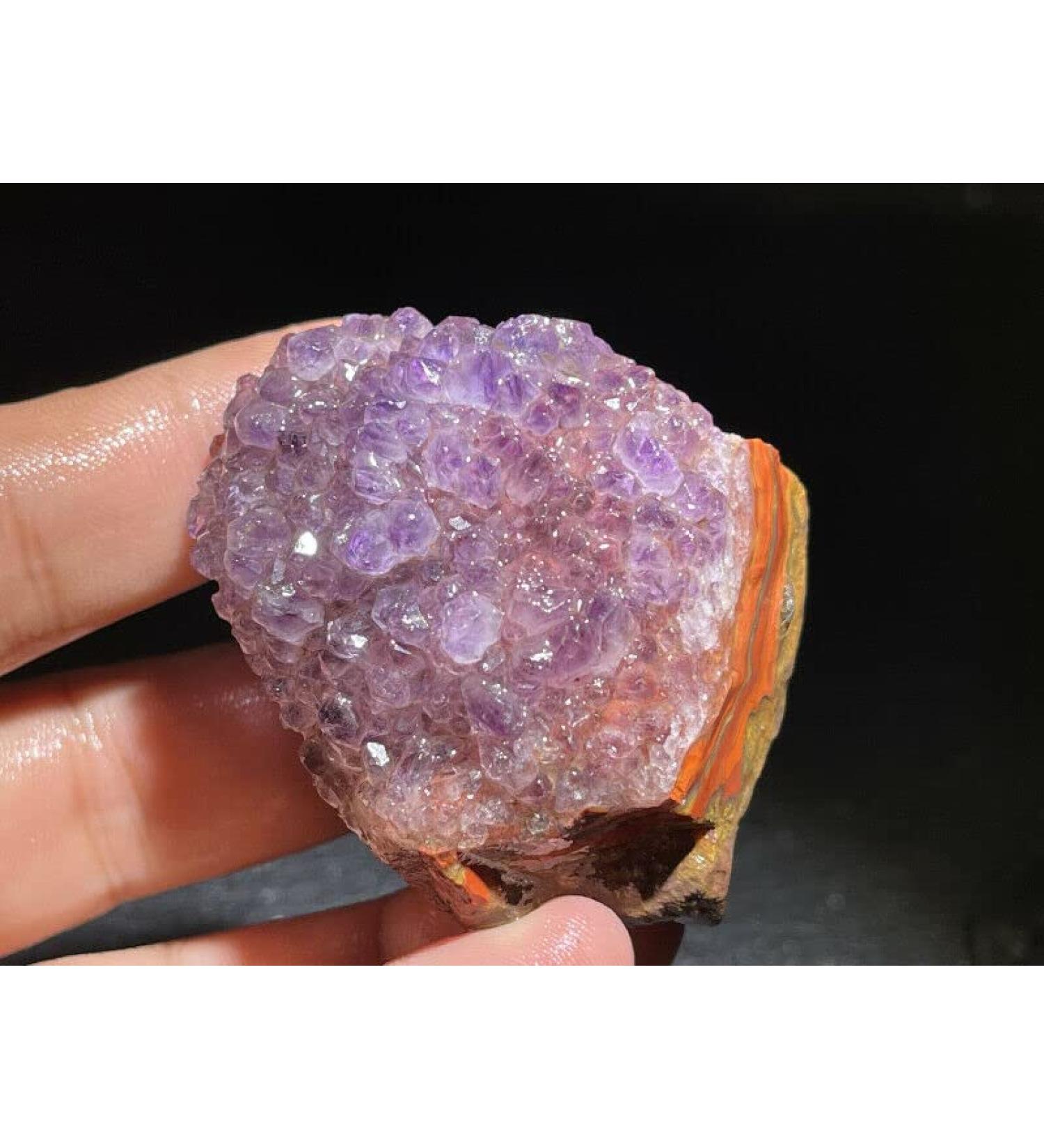 Natural Crystal Rough Red Battle Blood Agate Rough China Agate Crystal Achat Geode Specimen 91g RD33 - Buy Online on GoSupps.com